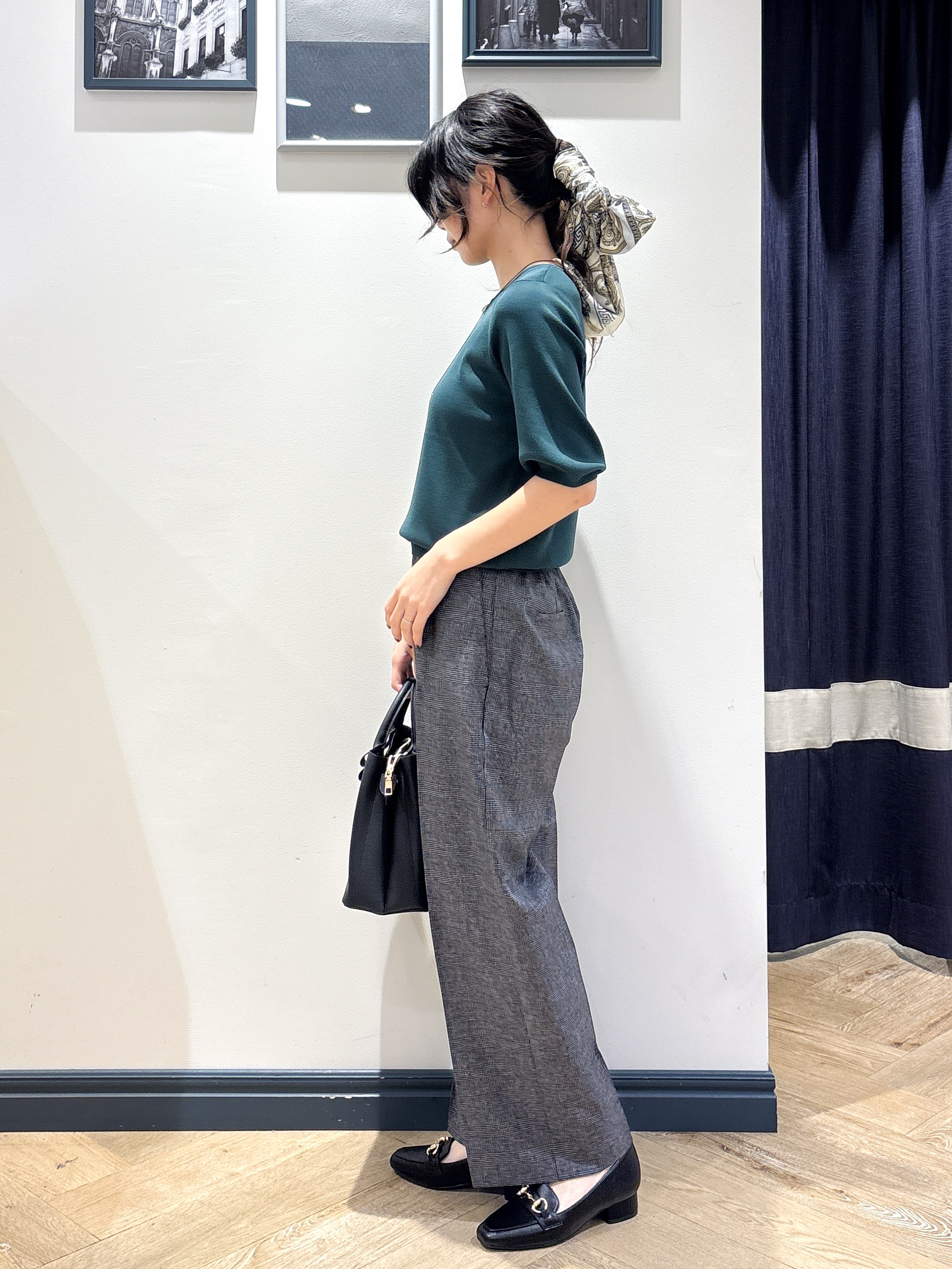 ayakaさんの「grove｜【選べる着丈・S～3L】秋冬のおしゃれをより快適に ストレートワイドパンツ」を使ったコーディネート