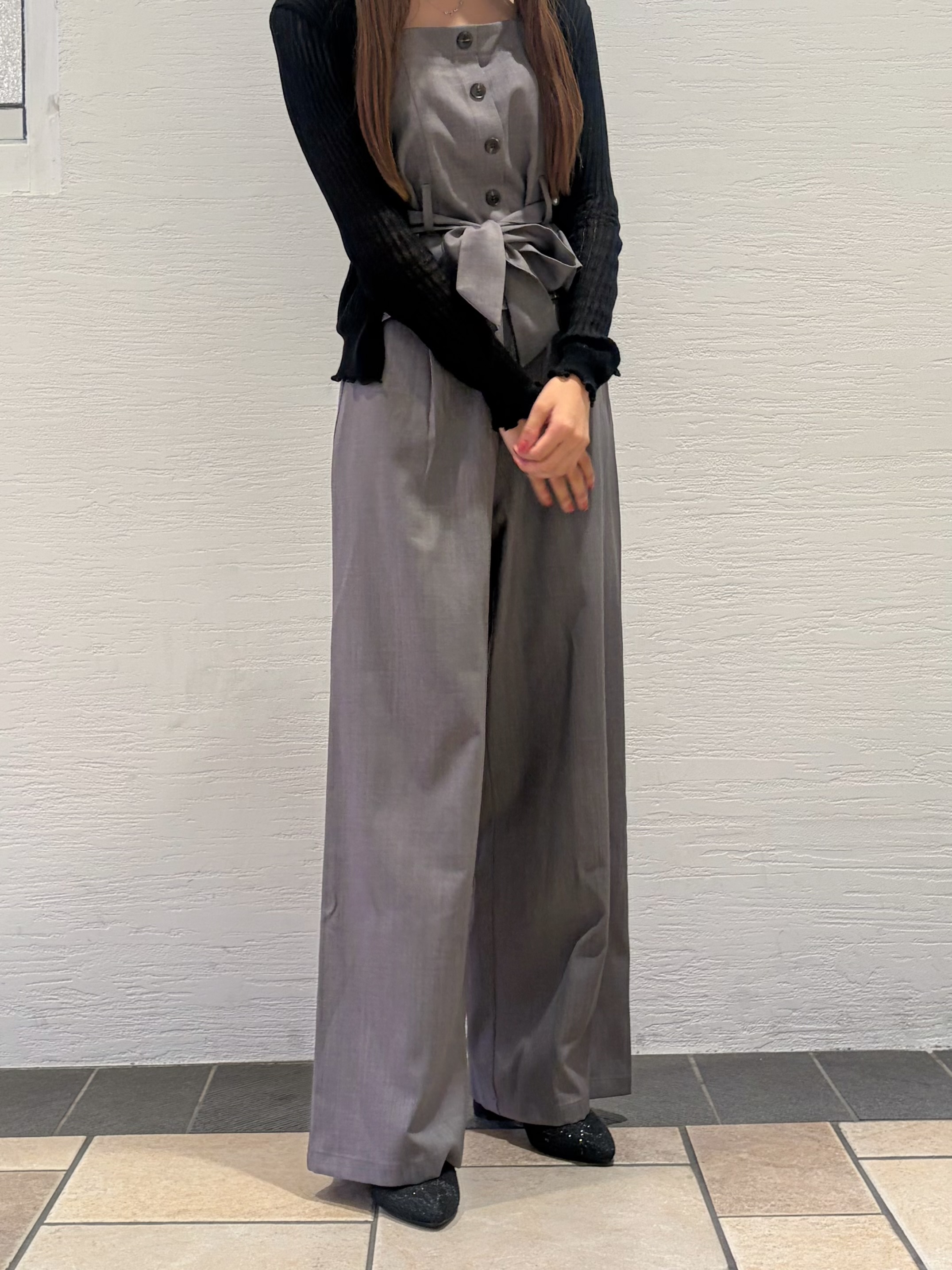 suzuhaさんの「ESPERANZA｜シャイニーミュールパンプス」を使ったコーディネート