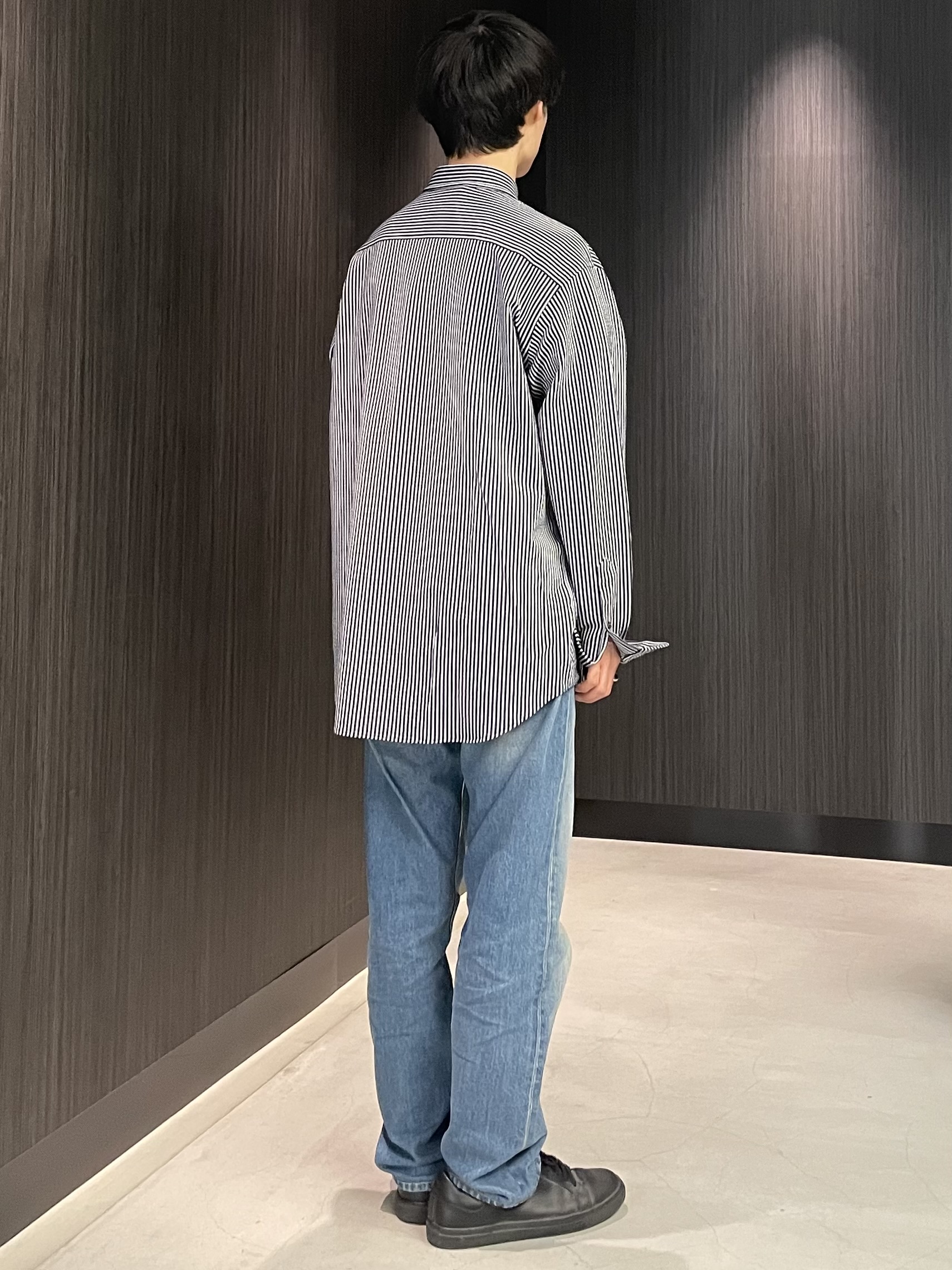 Okdさんの「TAKEO KIKUCHI｜【抗菌防臭/シーズンレス】シアサッカー ジャージシャツ」を使ったコーディネート
