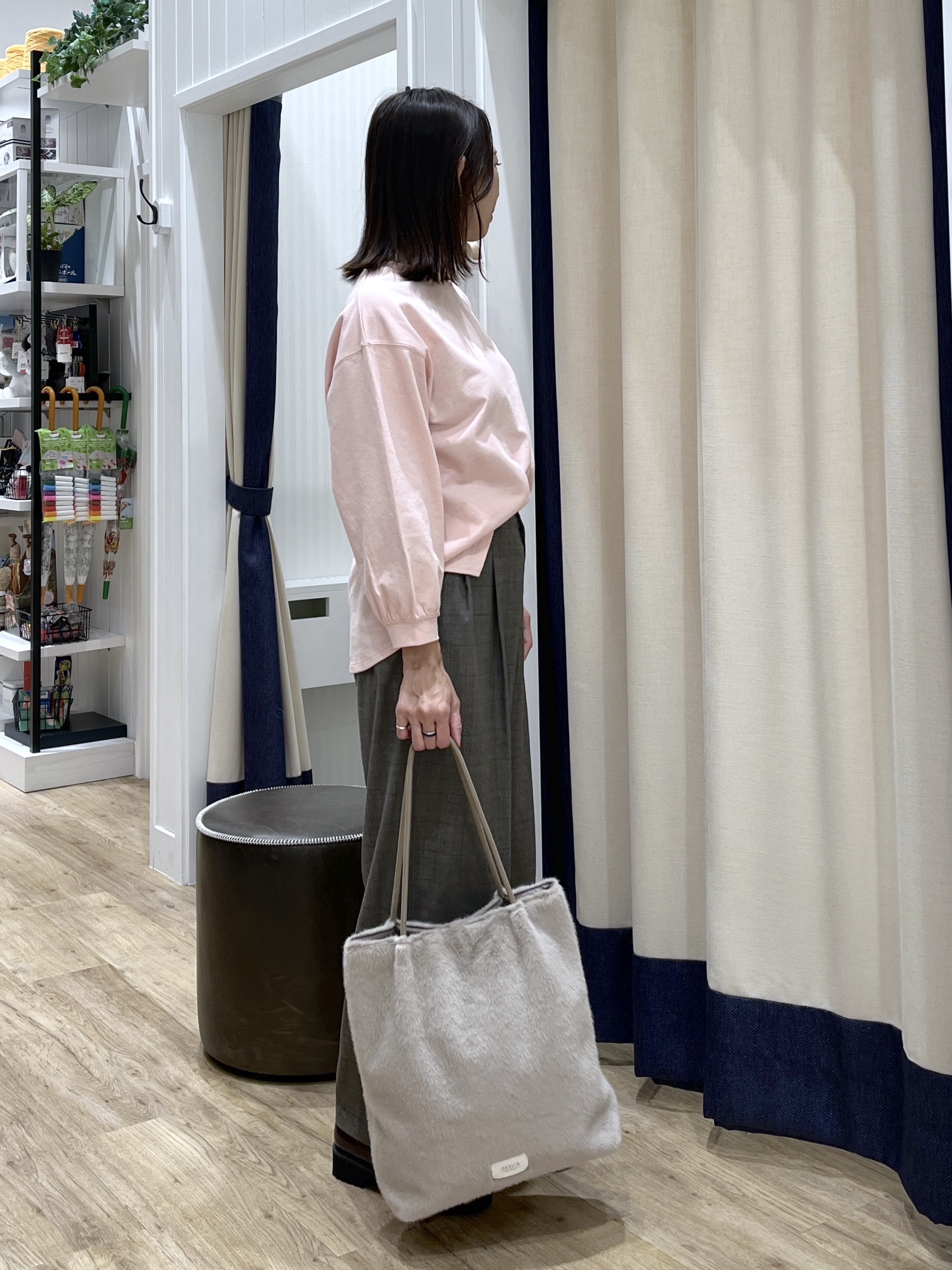 canaさんの「Dessin｜【洗える/7色展開/XS-L】バックヘンリーミニ裏毛 長袖」を使ったコーディネート