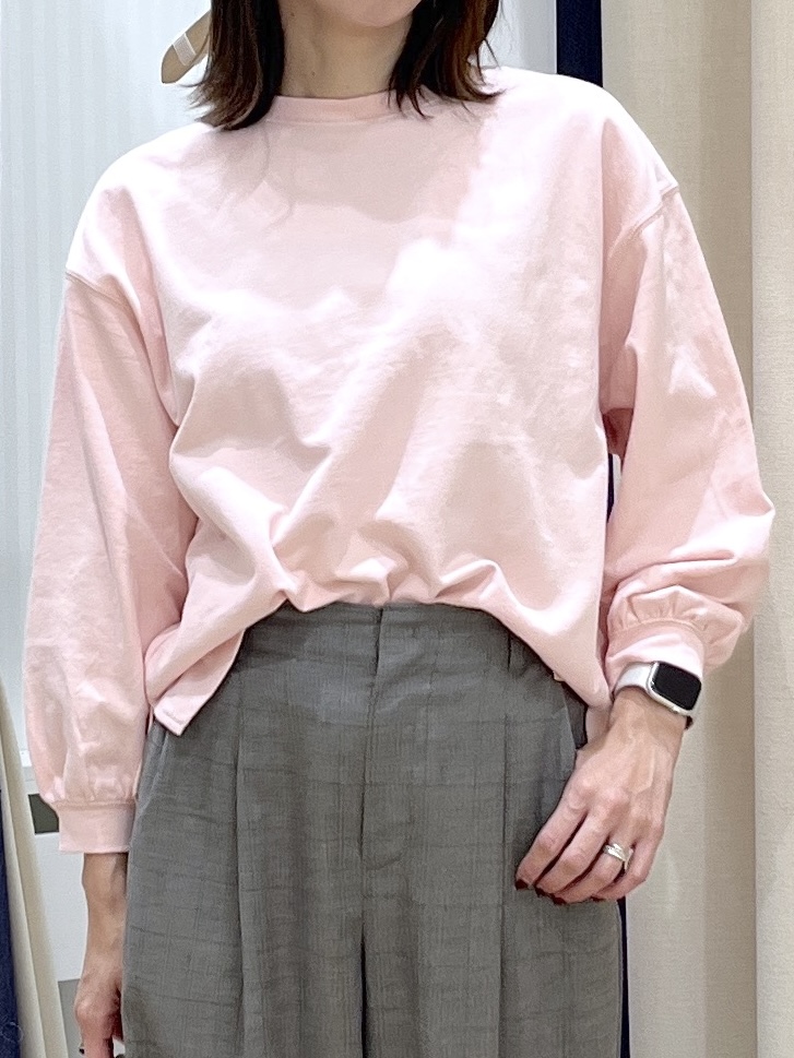 canaさんの「Dessin｜【洗える/7色展開/XS-L】バックヘンリーミニ裏毛 長袖」を使ったコーディネート