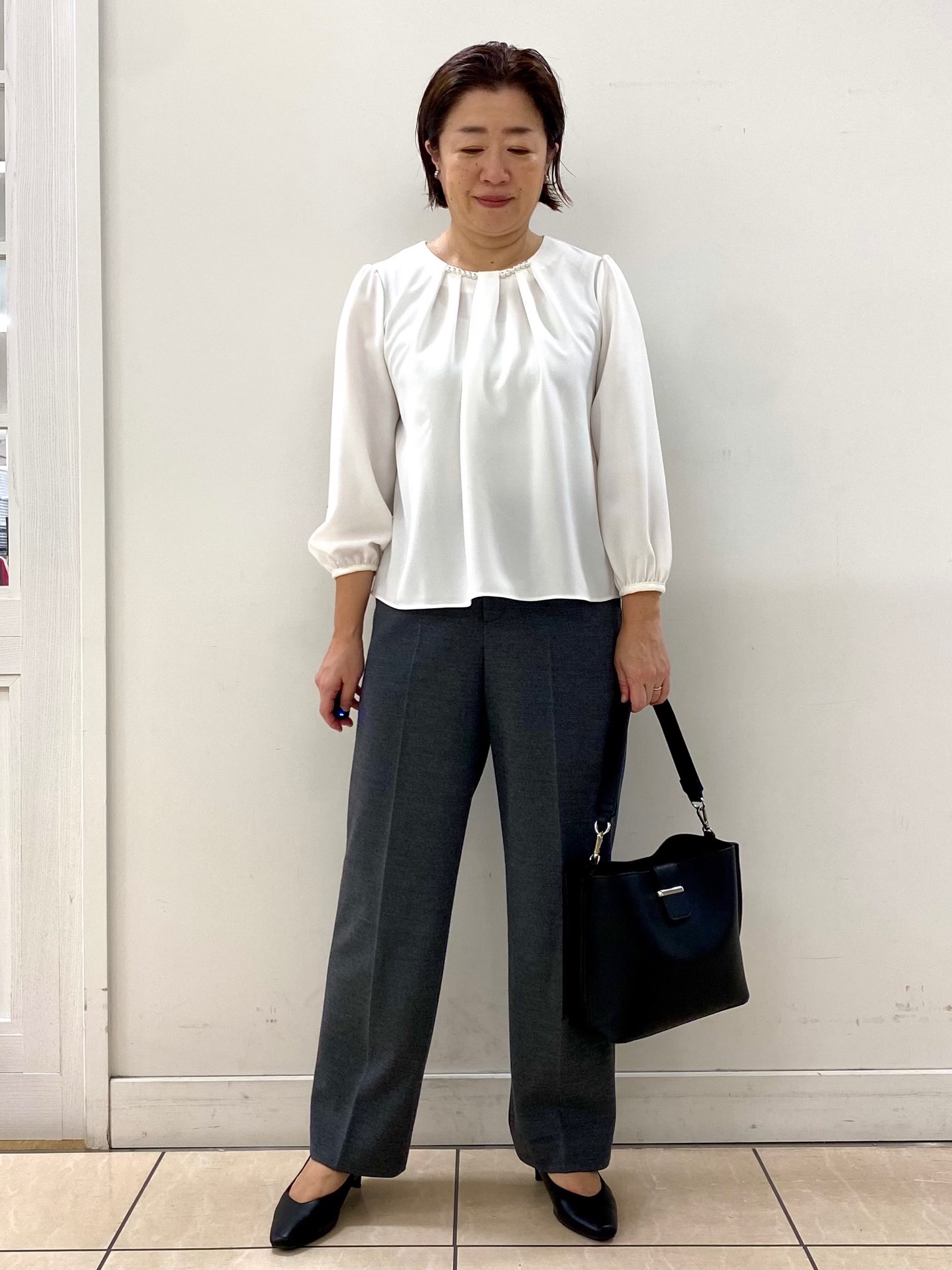 ksmさんの「Reflect｜【SS-4Lサイズ／セットアップ可】匠ジャケット／ロングテーラード」を使ったコーディネート