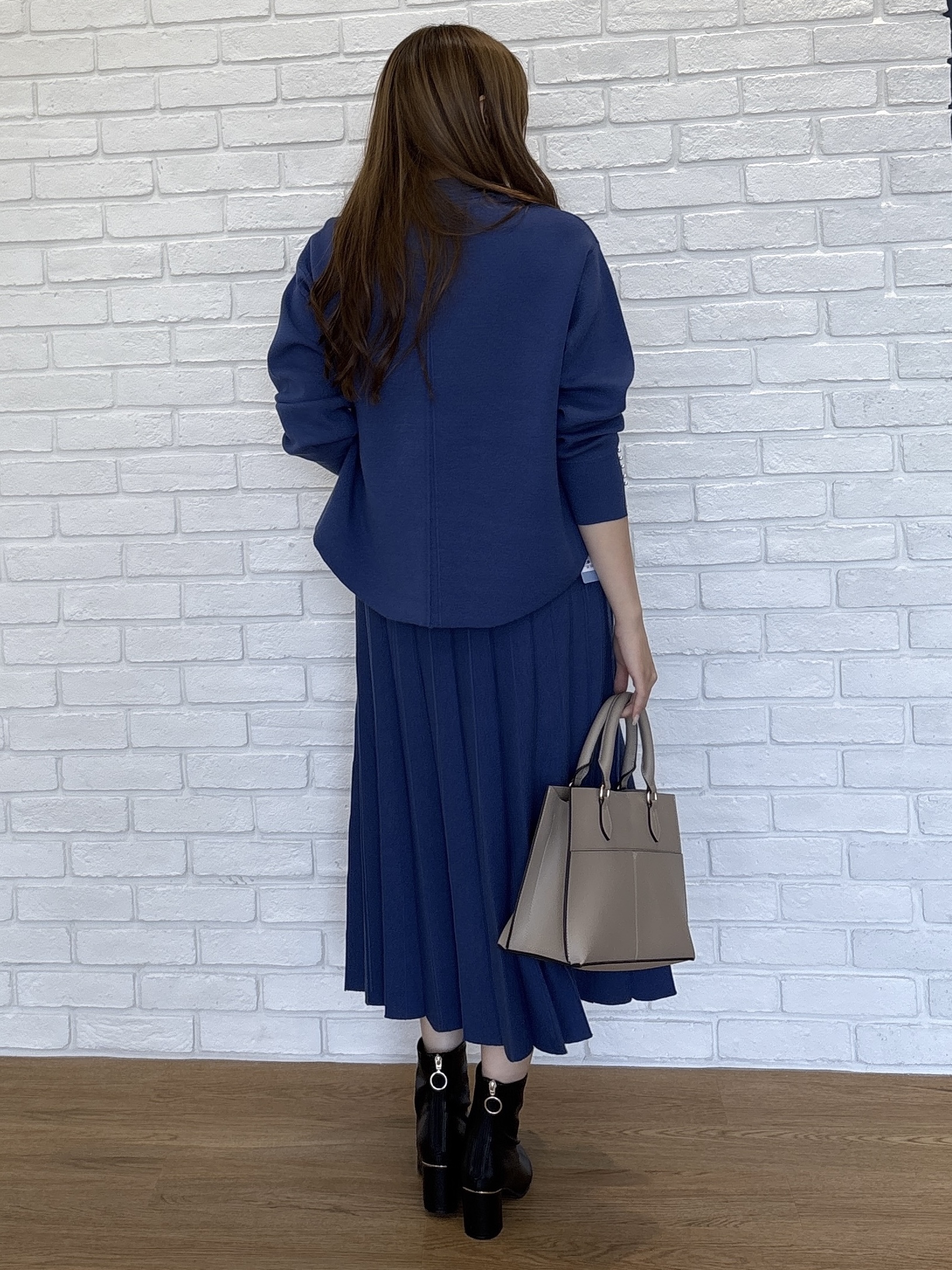 sayaさんの「SHOO･LA･RUE｜【2WAY】一枚革風ボックストートバッグ」を使ったコーディネート