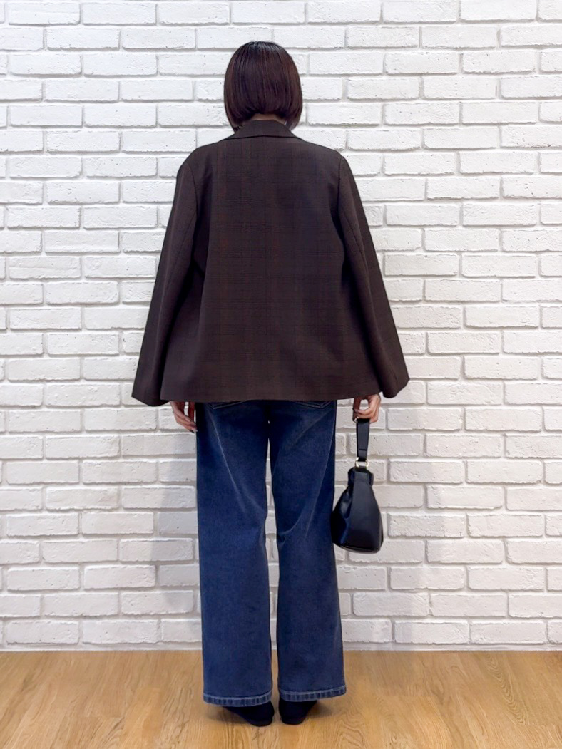 𝐜𝐡𝐢𝐤𝐚さんの「SHOO･LA･RUE｜【毛玉になりにくい/S-LL/洗濯機可】ボートネックで首元美しく やわらかリブニット」を使ったコーディネート