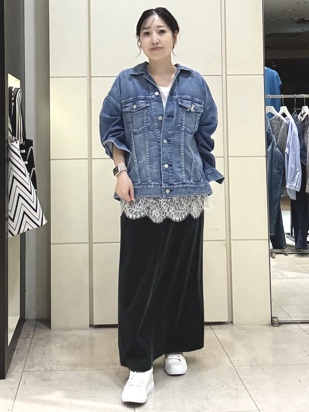 mori.さんの「UNTITLED｜【Healthy DENIM】別注Bran／デニムジャケット」を使ったコーディネート