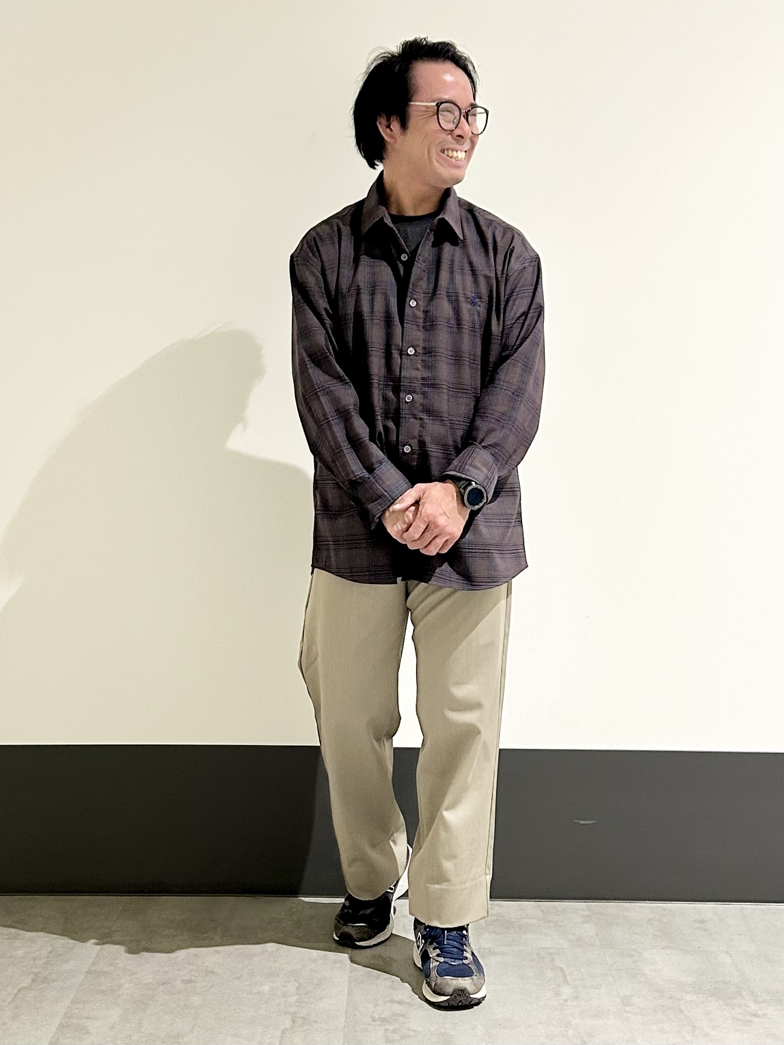 KENJI Iさんの「THE SHOP TK｜POLO BCS/アソート長袖シャツ」を使ったコーディネート