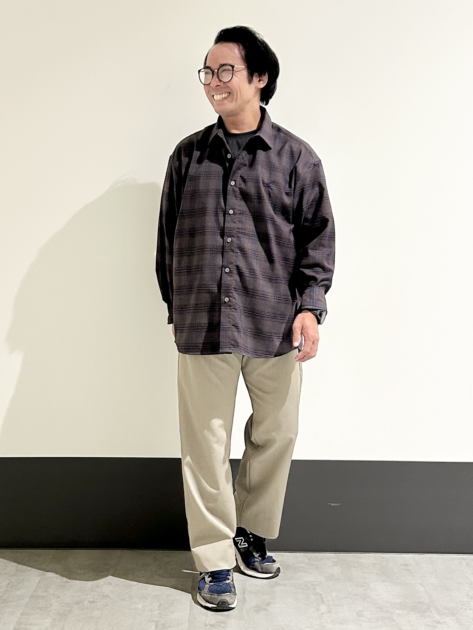 KENJI Iさんの「THE SHOP TK｜POLO BCS/アソート長袖シャツ」を使ったコーディネート