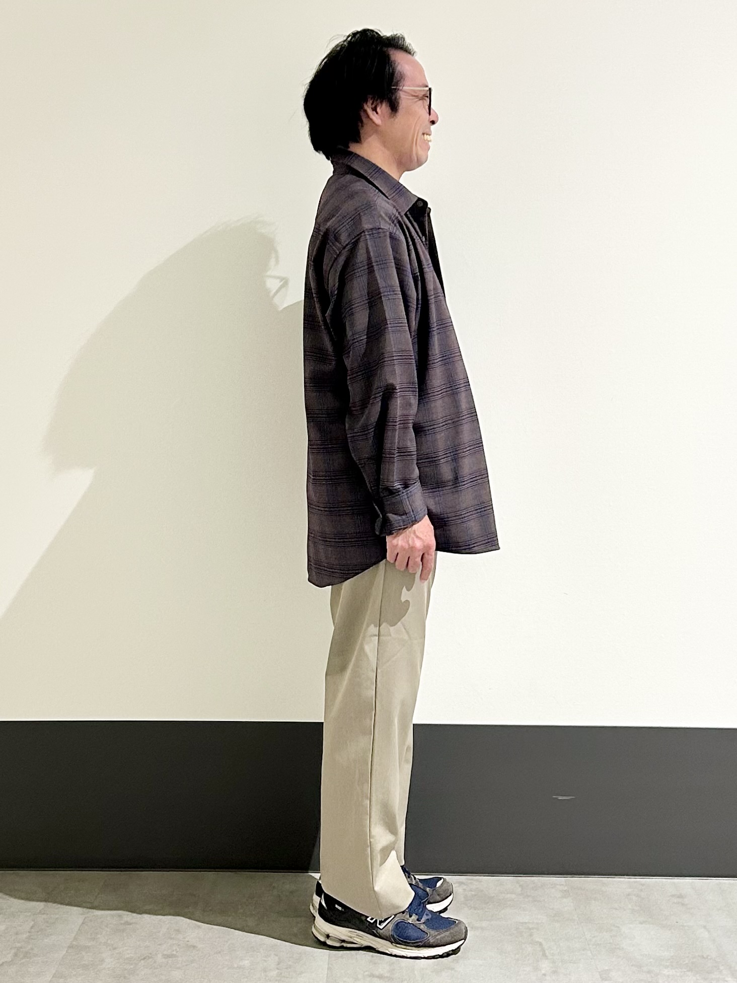 KENJI Iさんの「THE SHOP TK｜POLO BCS/アソート長袖シャツ」を使ったコーディネート