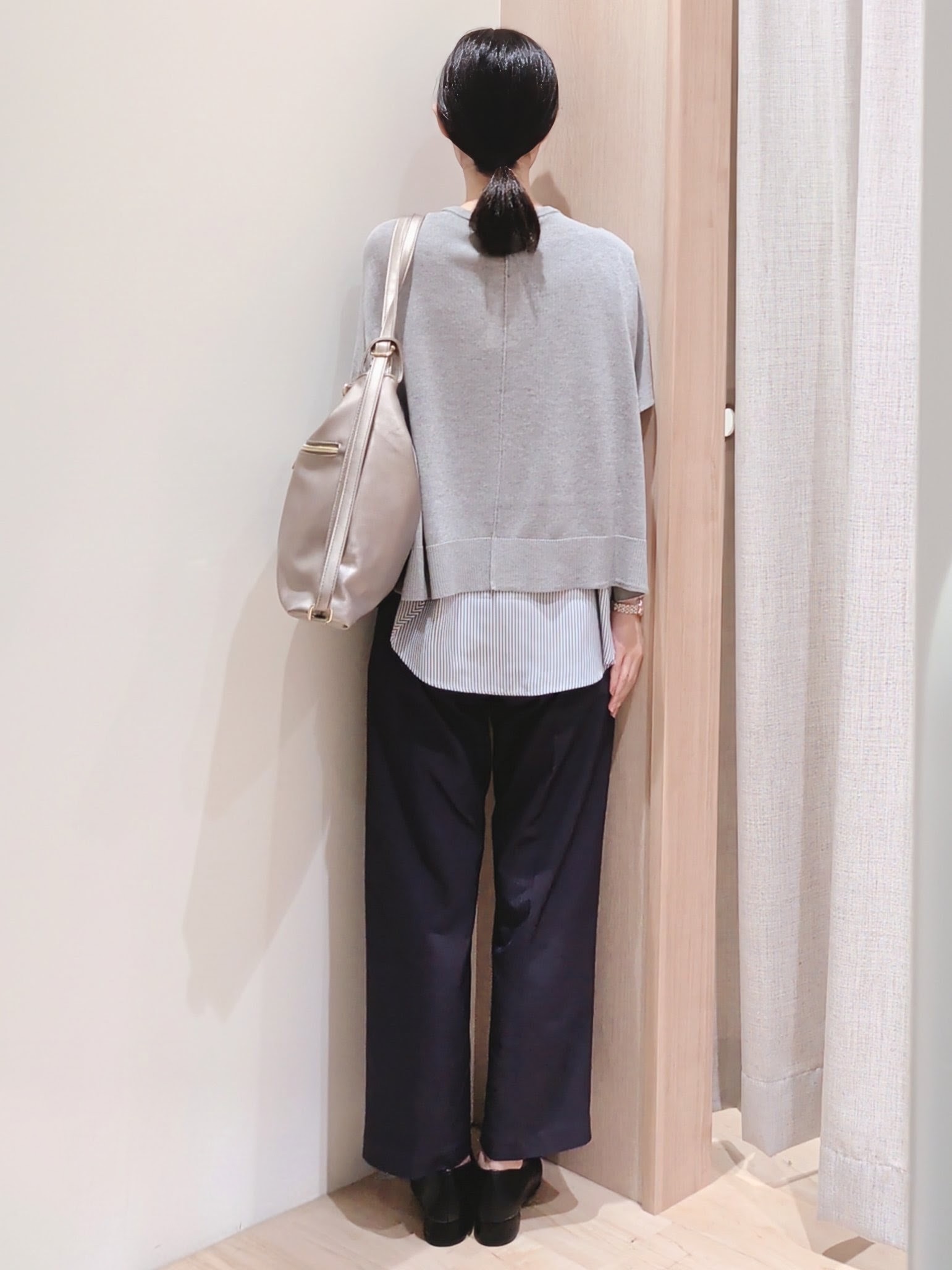 Yuiさんの「grove｜【体系カバー◎】ニット&times;インナーシャツタンクSET」を使ったコーディネート