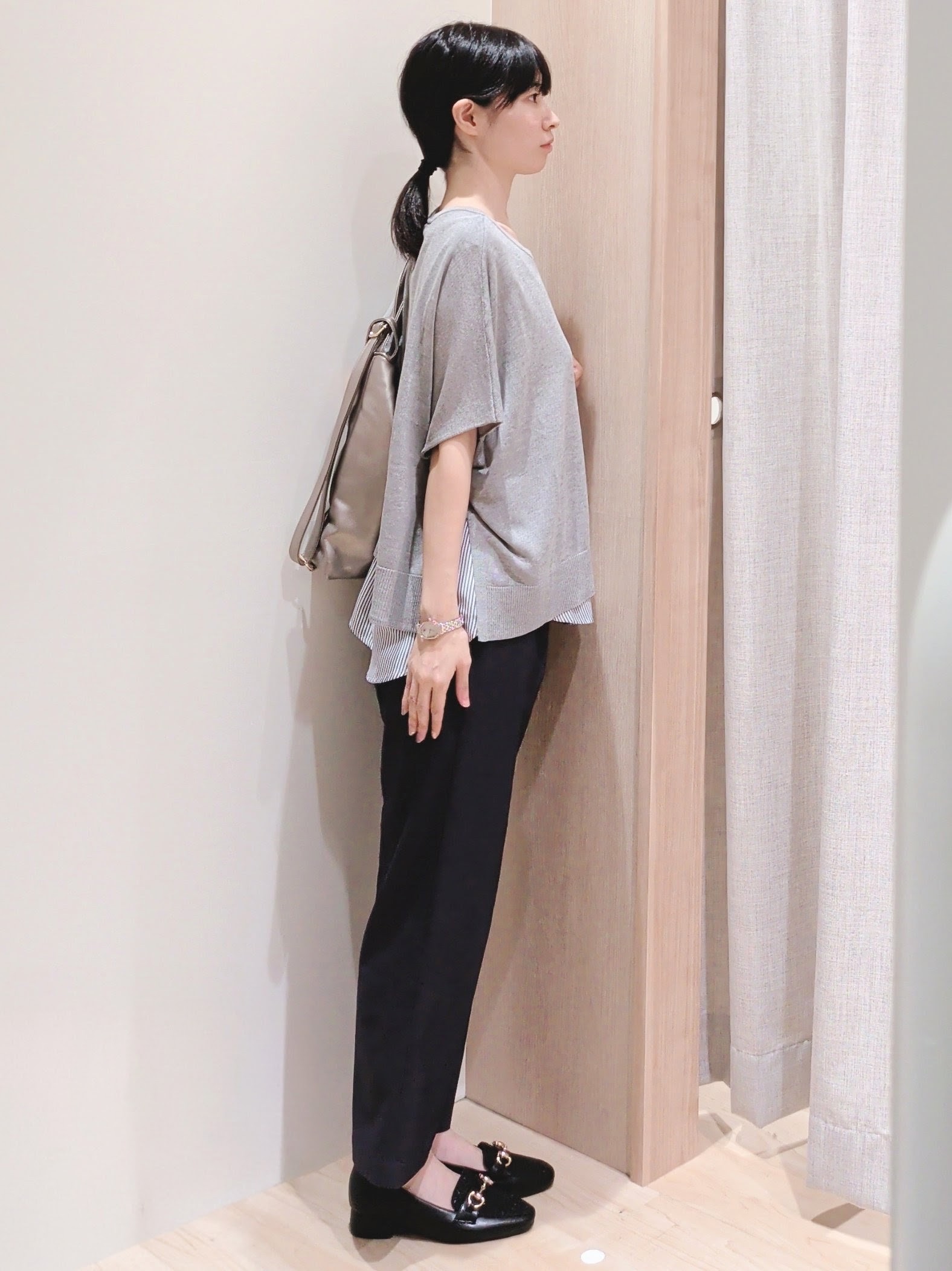 Yuiさんの「grove｜【体系カバー◎】ニット&times;インナーシャツタンクSET」を使ったコーディネート