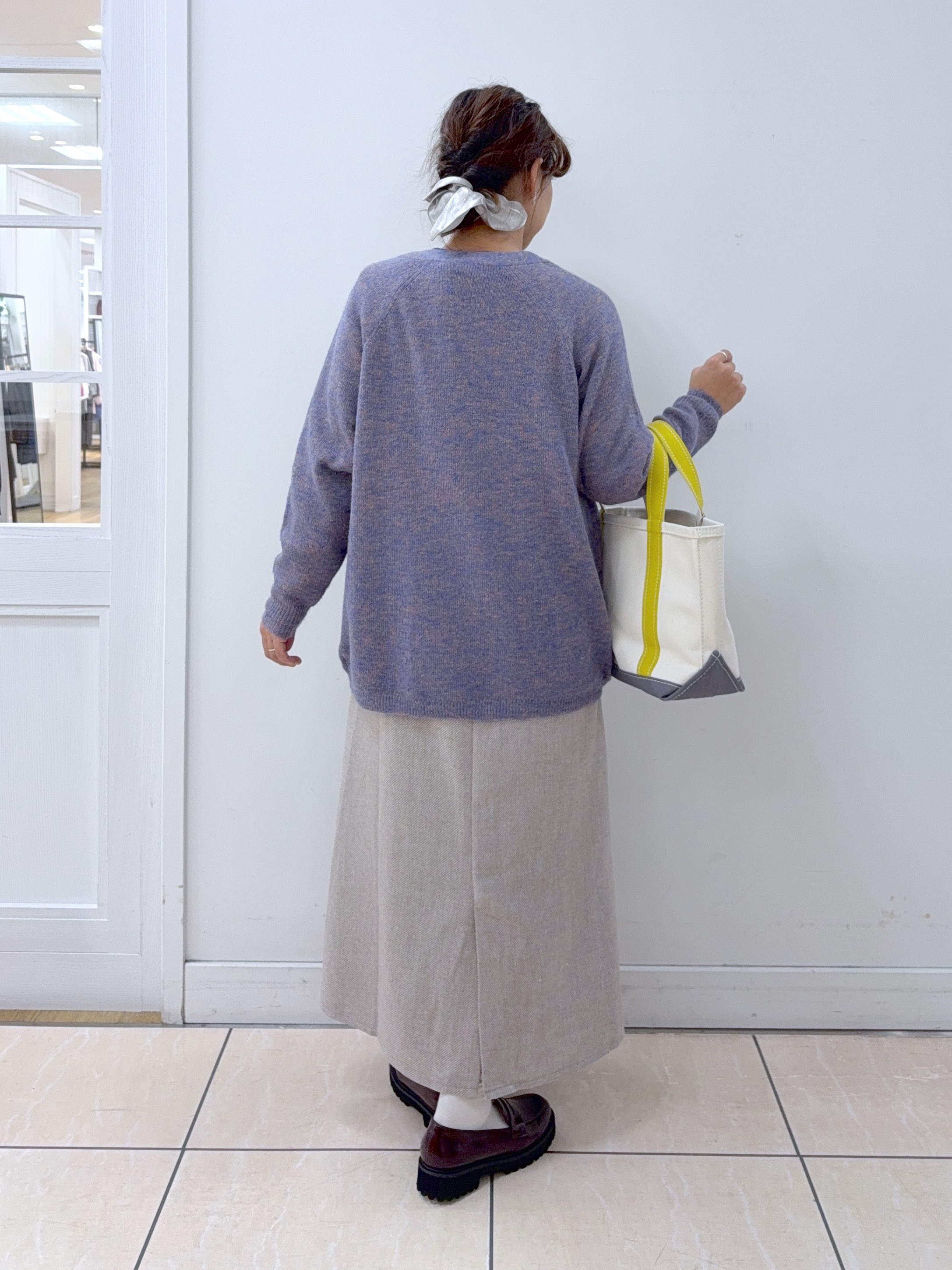 Osawaさんの「Dessin｜【洗える】モヘアブレンドニット ボタンレスカーディガン」を使ったコーディネート