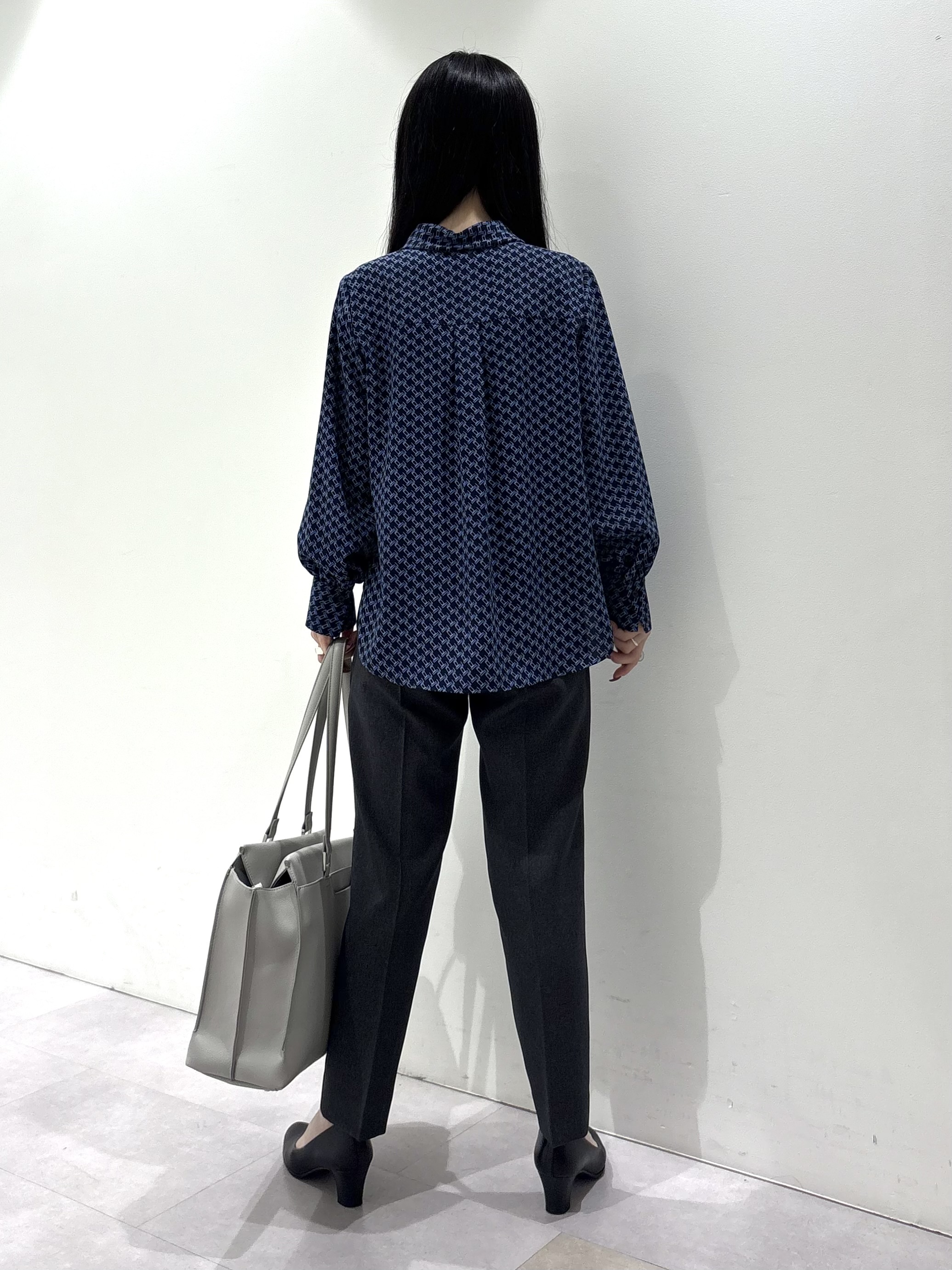 KEIKOさんの「INDIVI｜【洗える／通勤／スーツ】メランジストレッチ テーラードカラージャケット」を使ったコーディネート