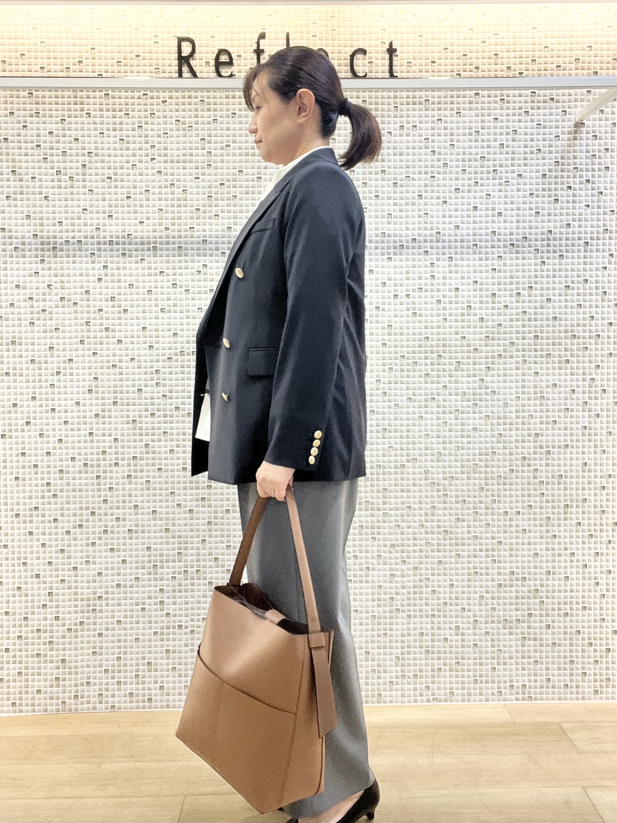KAOさんの「Reflect｜【通勤◎】リラクシーワイドパンツ」を使ったコーディネート