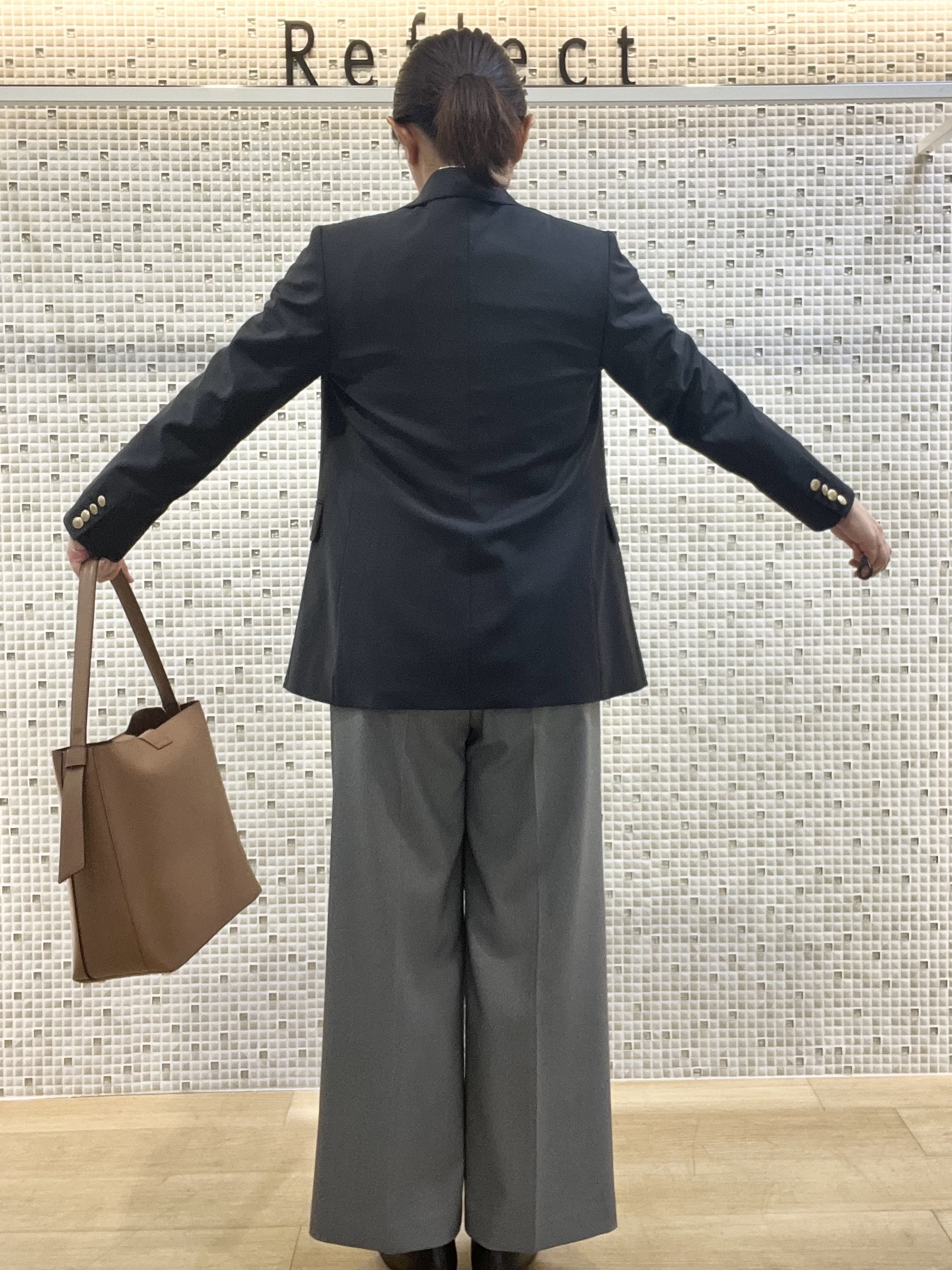 KAOさんの「Reflect｜【通勤◎】リラクシーワイドパンツ」を使ったコーディネート