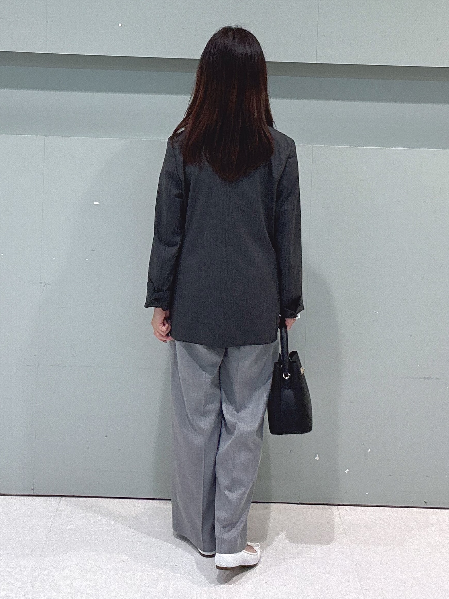makiさんの「UNTITLED｜【セットアップ可/秋羽織り/お仕事スーツ】ウールブレンドダブルジャケット」を使ったコーディネート