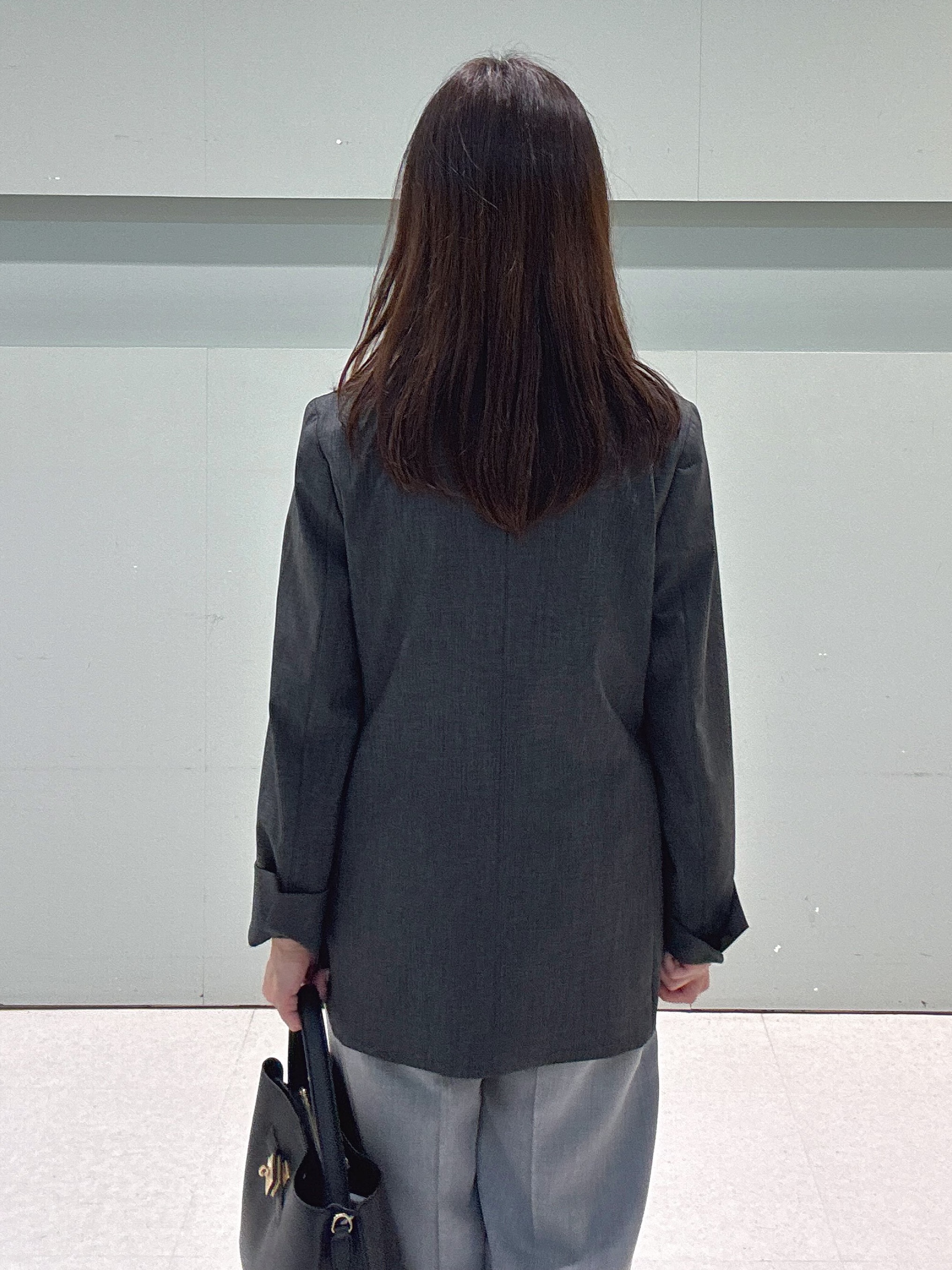 makiさんの「UNTITLED｜【セットアップ可/秋羽織り/お仕事スーツ】ウールブレンドダブルジャケット」を使ったコーディネート