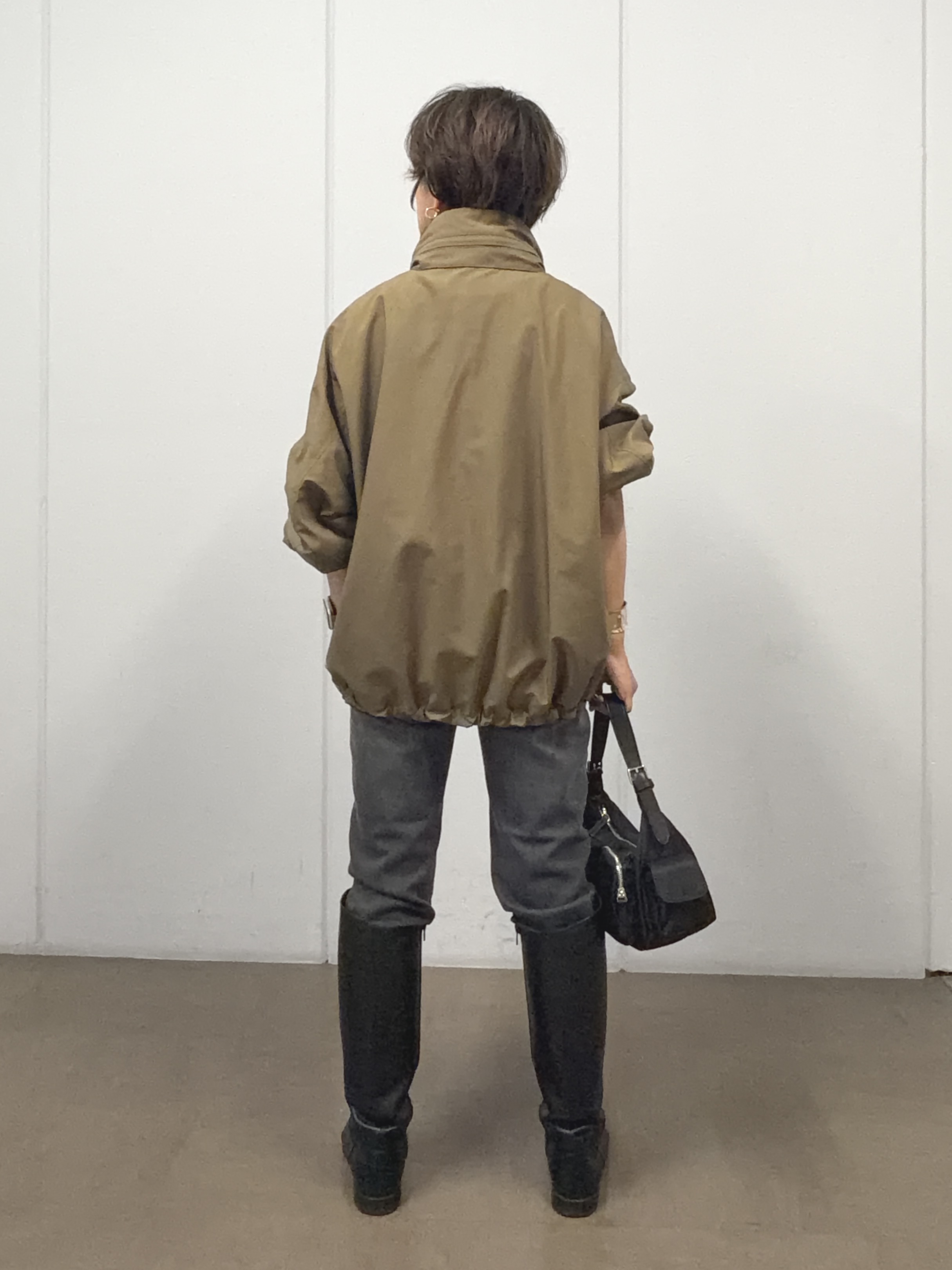 sayakaさんの「UNTITLED｜【撥水/秋羽織り】タフタマウンテンパーカー」を使ったコーディネート