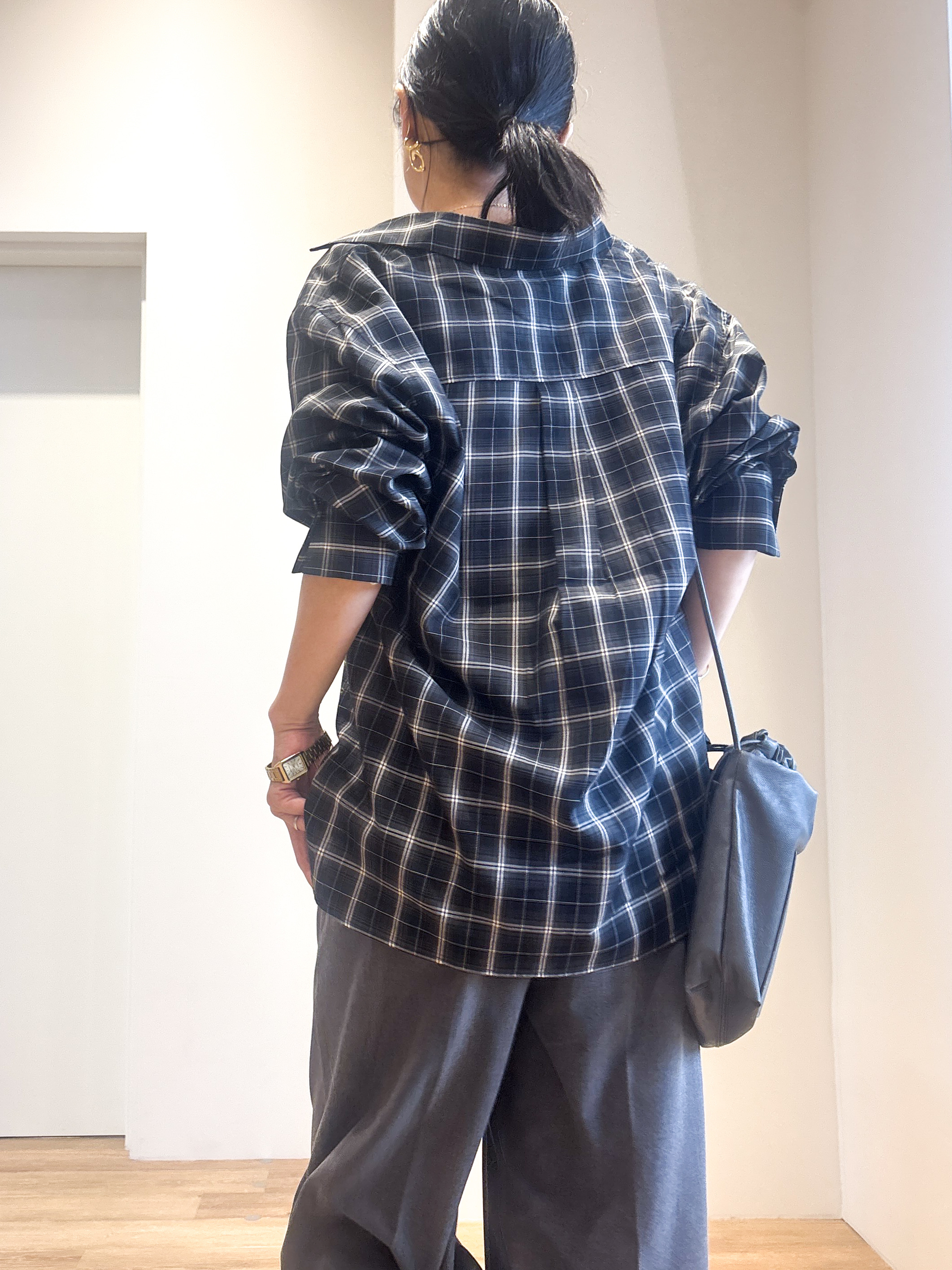 あいさんの「OPAQUE.CLIP｜チェック柄シャツ【洗濯機OK】」を使ったコーディネート