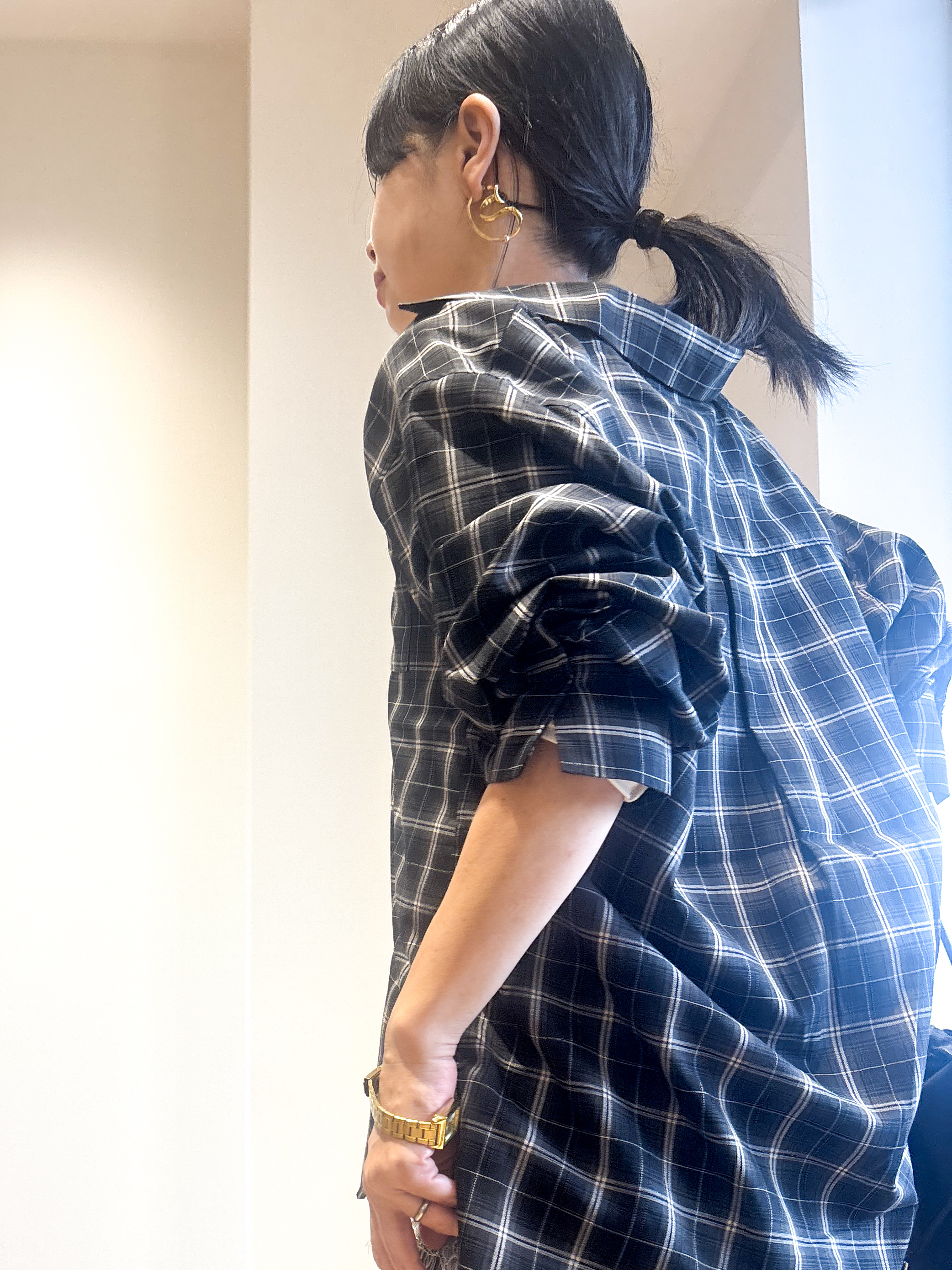 あいさんの「OPAQUE.CLIP｜チェック柄シャツ【洗濯機OK】」を使ったコーディネート