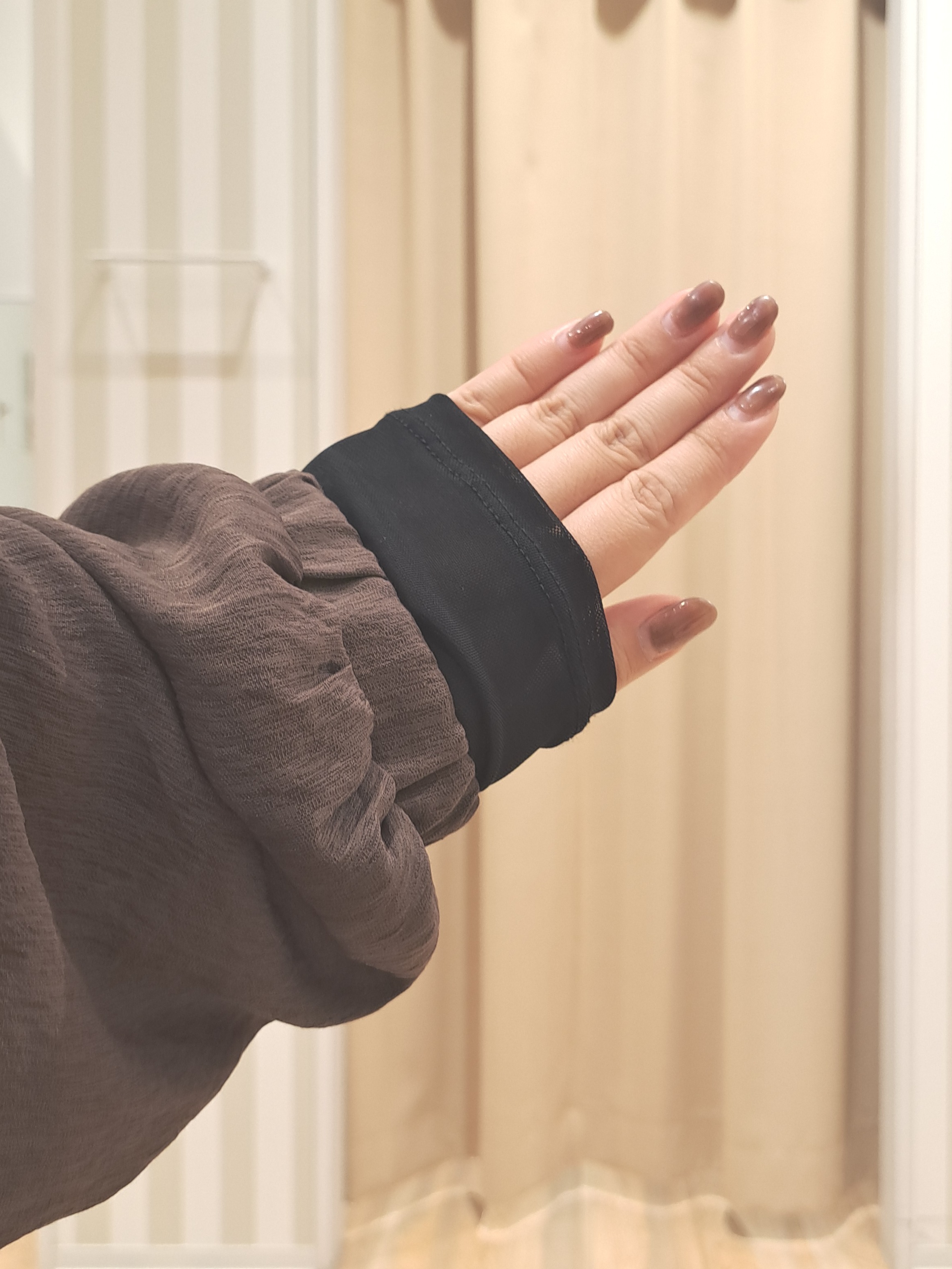 sho*さんの「SHOO･LA･RUE｜【S-LL/洗濯機可】着痩せシルエット シャーリングシャツカーディガン」を使ったコーディネート