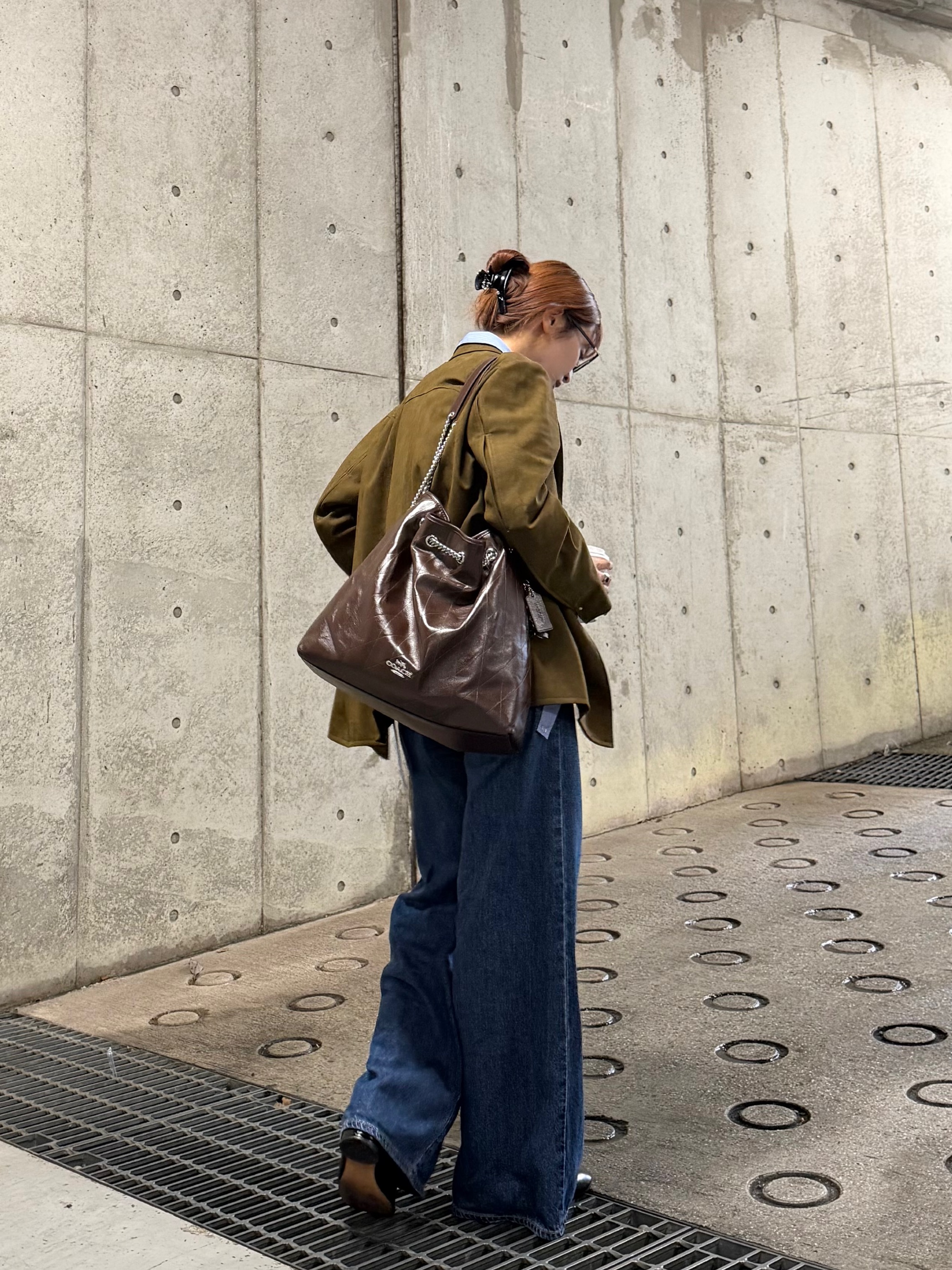 kanamiさんの「CODE A｜flap detail stripe shirt」を使ったコーディネート