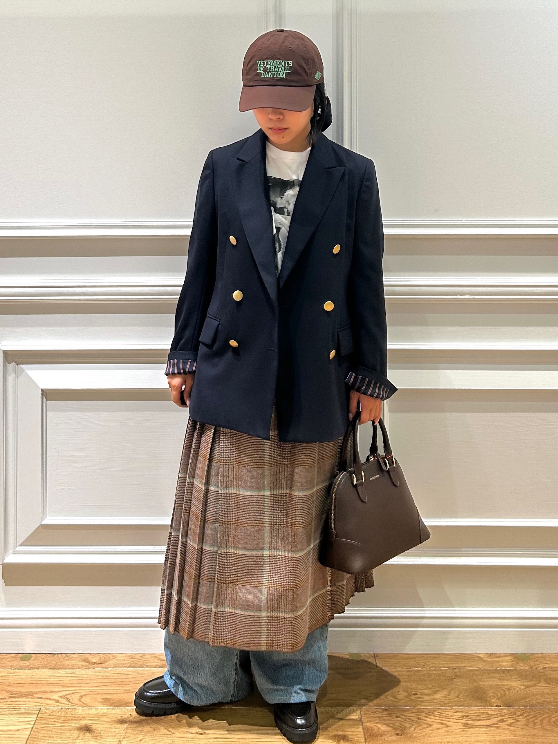 とりみさんの「DRESSTERIOR｜【別注】マリリンモンロー/オフショットプリントT」を使ったコーディネート