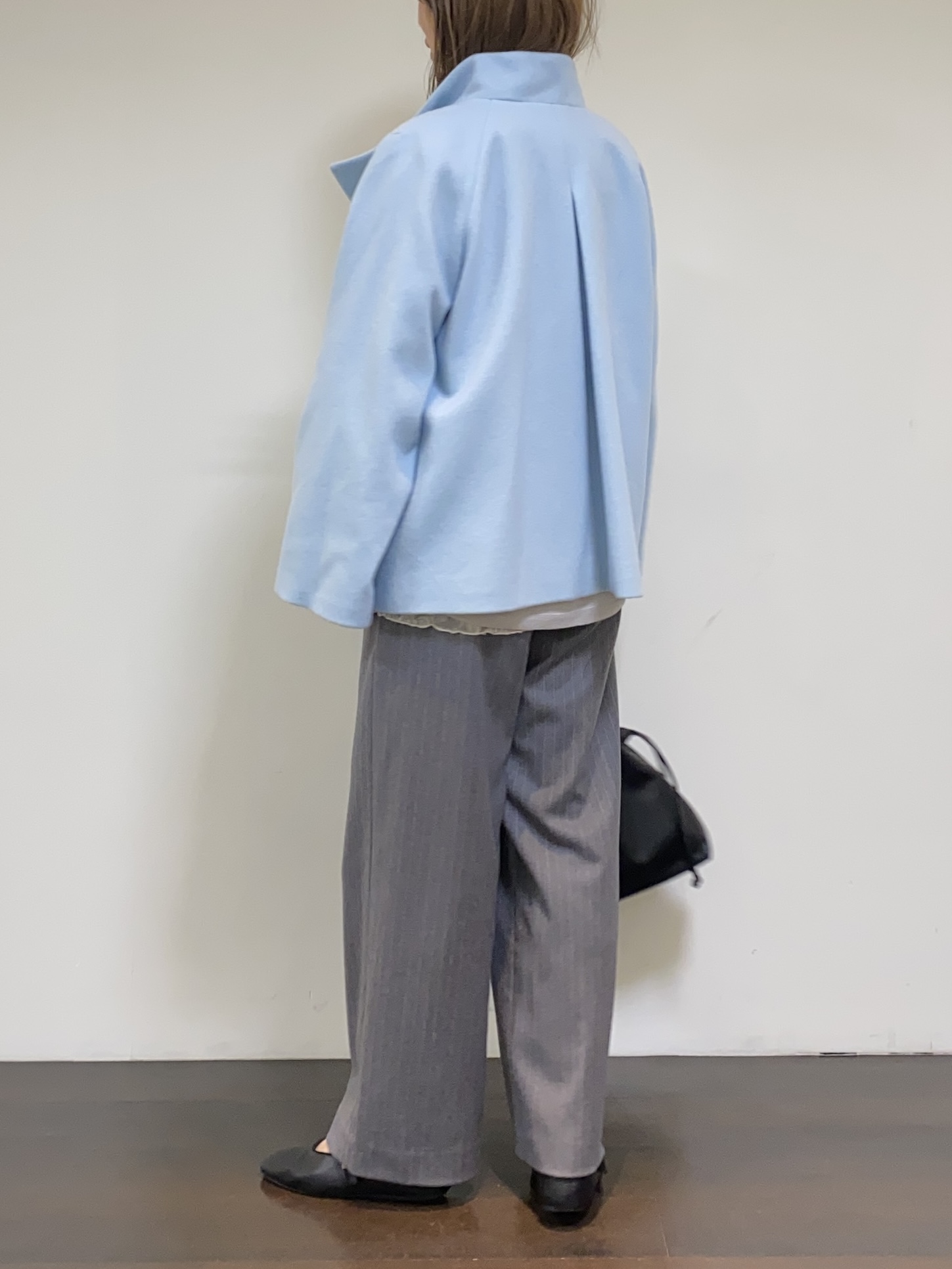 tomoさんの「UNTITLED｜【軽アウター/ウール100】ウールショートコート」を使ったコーディネート
