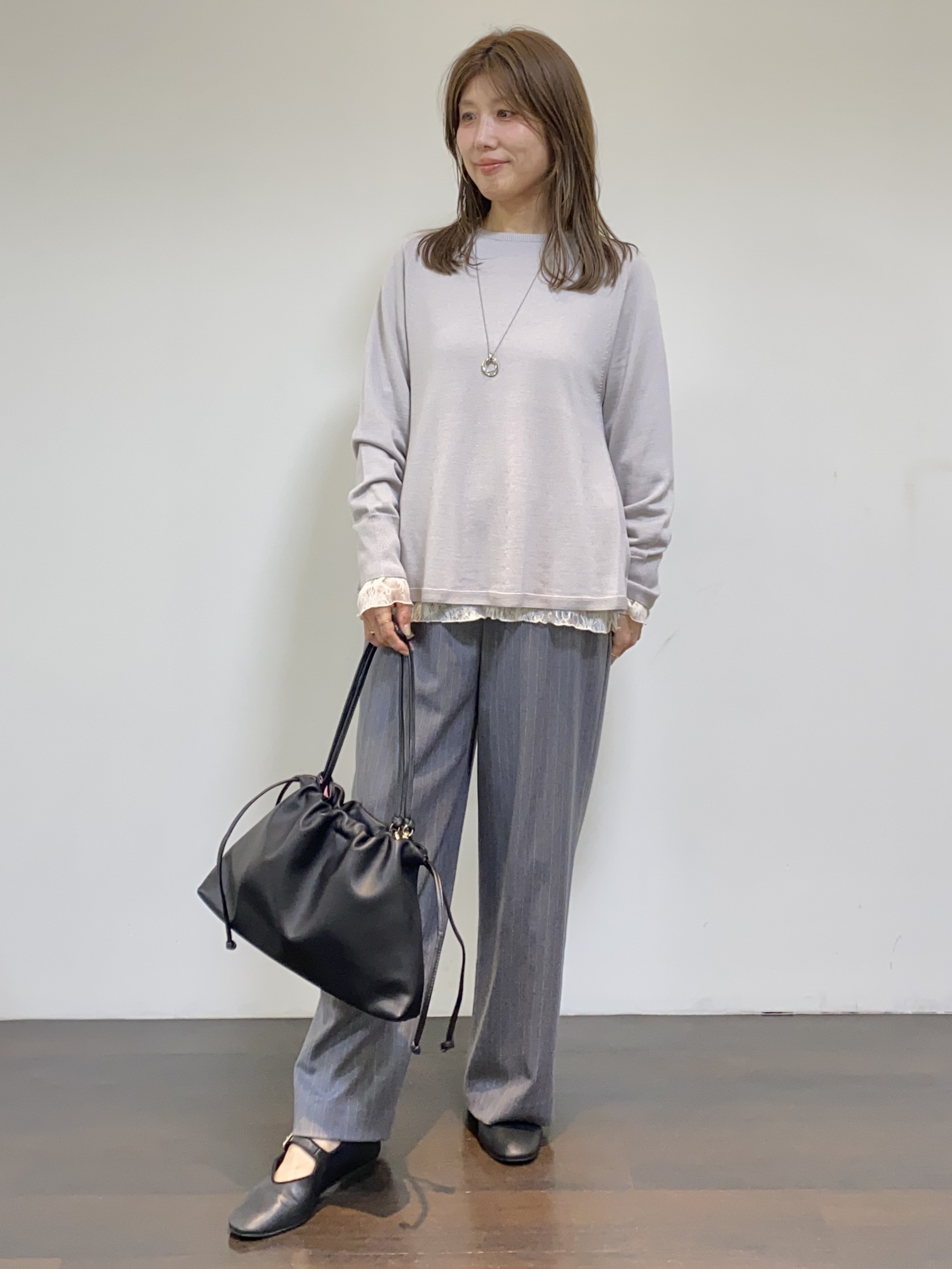 tomoさんの「UNTITLED｜【軽アウター/ウール100】ウールショートコート」を使ったコーディネート