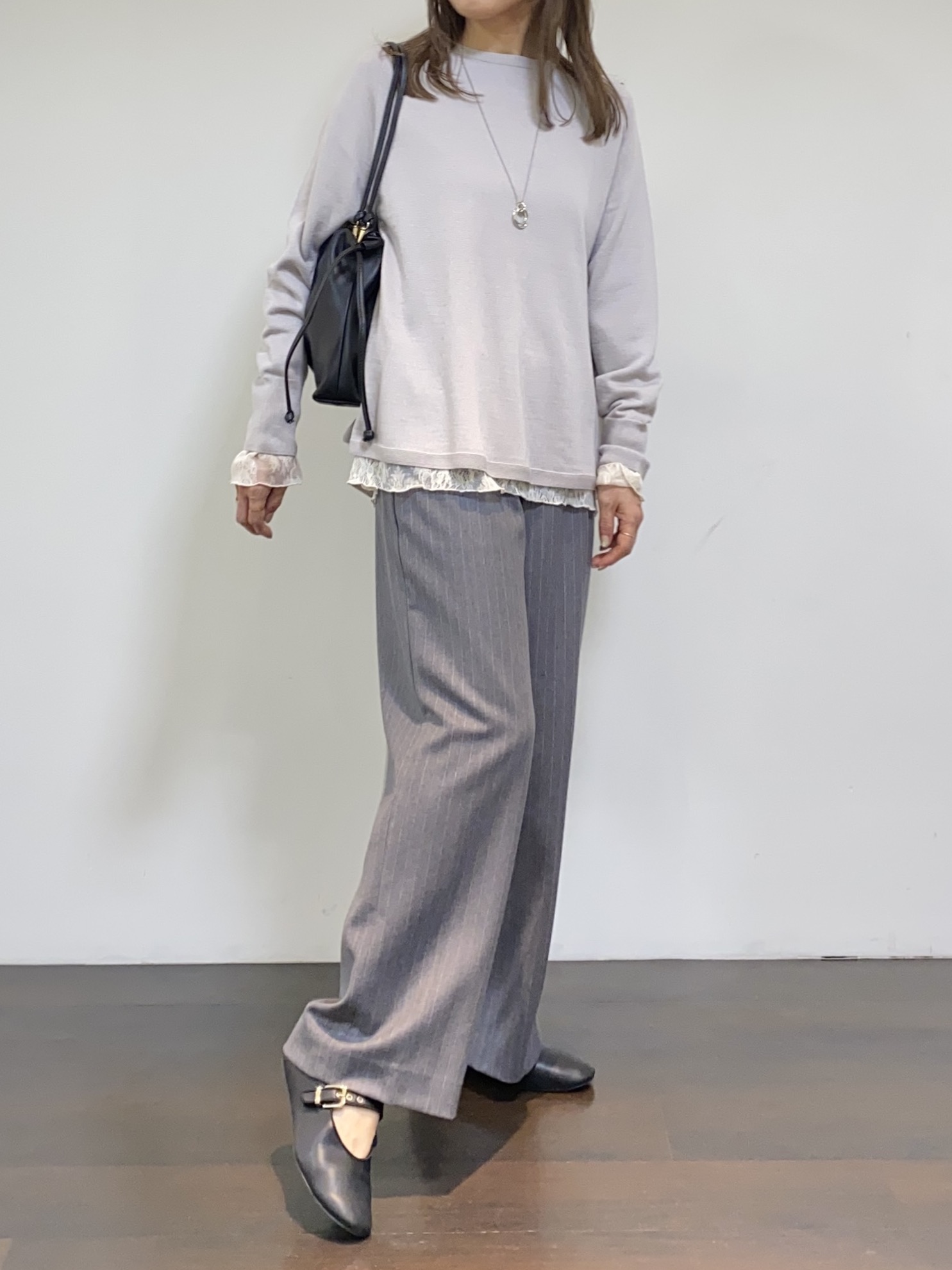 tomoさんの「UNTITLED｜【軽アウター/ウール100】ウールショートコート」を使ったコーディネート