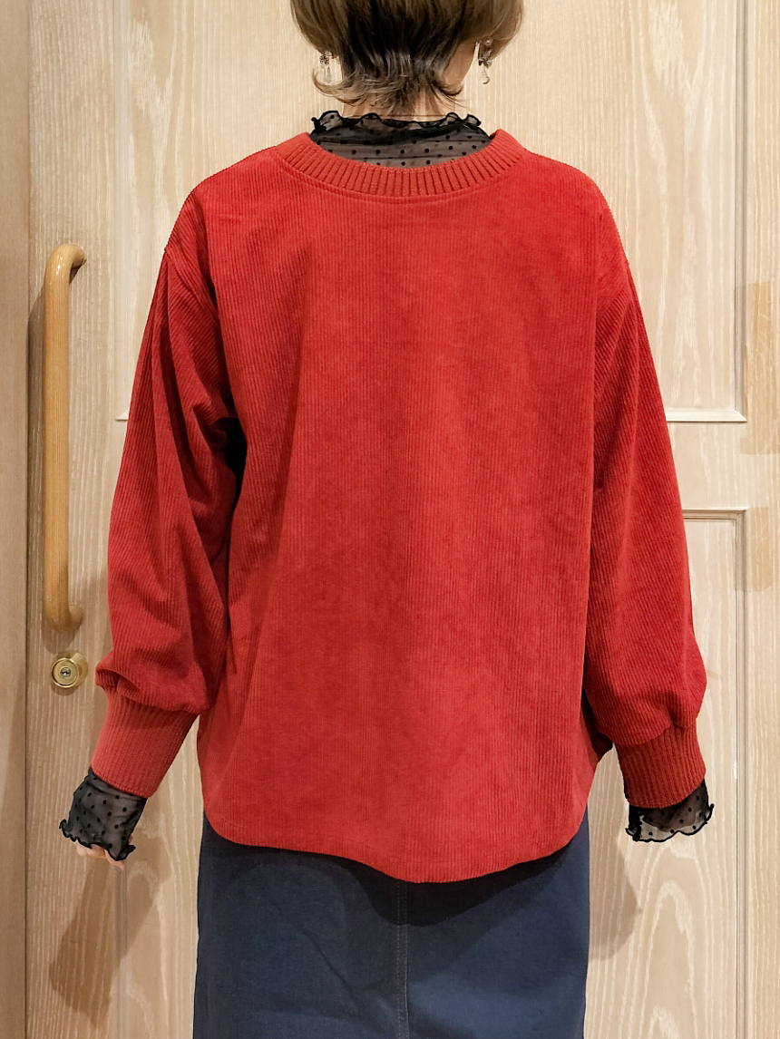 YUKIさんの「SHOO･LA･RUE｜【S-LL/洗濯機可/前後2WAY】大人上品にきまる コーデュロイトップス」を使ったコーディネート