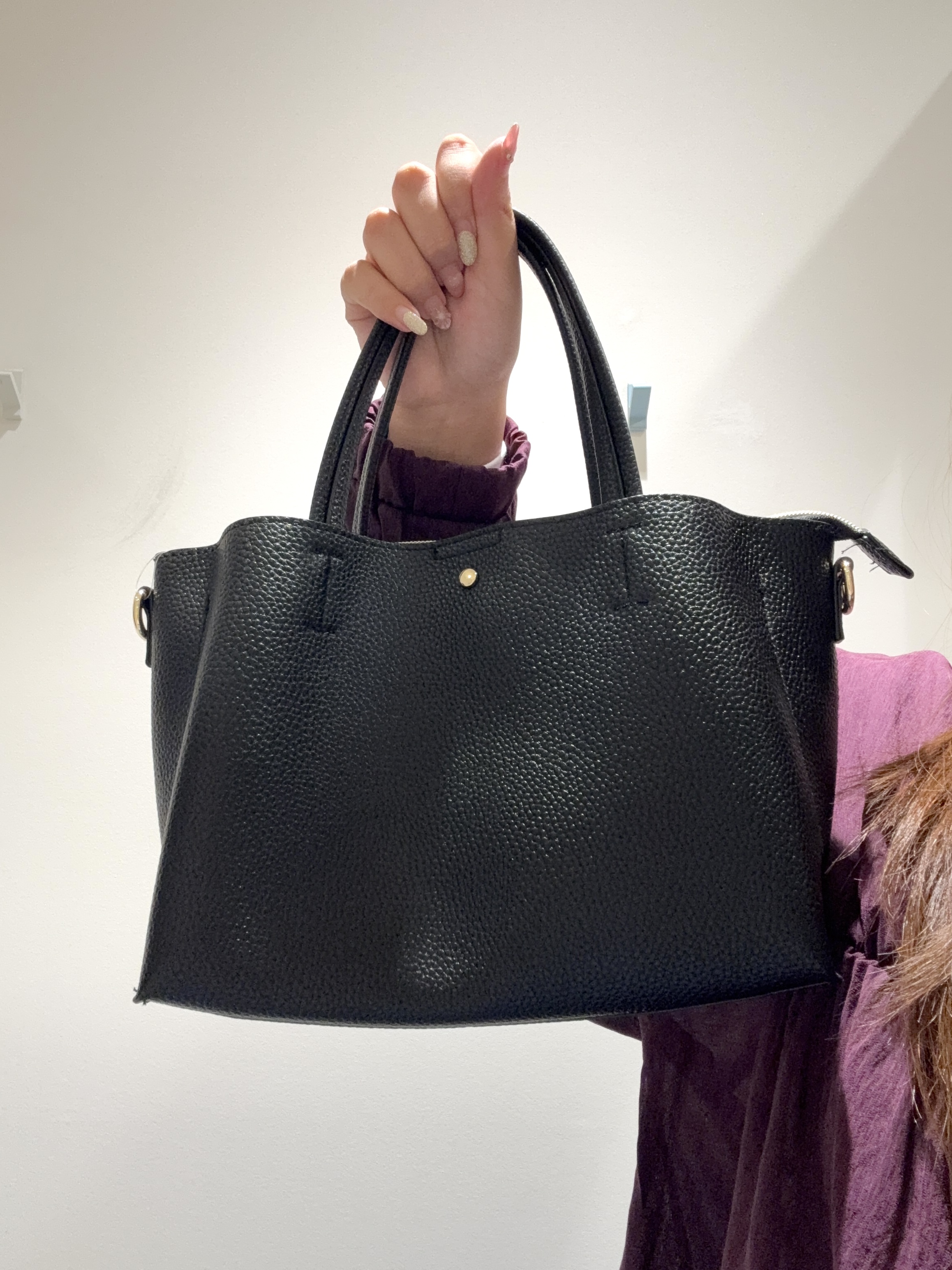 HANNAさんの「SHOO･LA･RUE｜【S-LL/洗濯機可】着痩せシルエット シャーリングシャツカーディガン」を使ったコーディネート