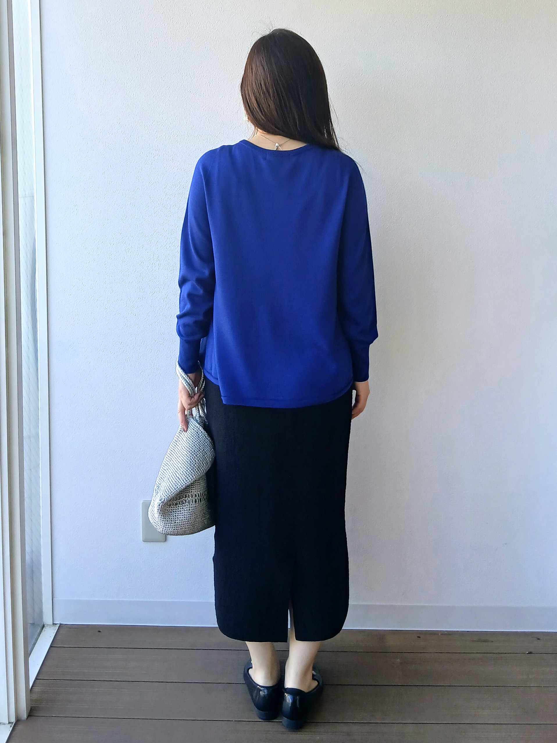 なみきさんの「UNTITLED｜【きれいに体型カバー/8色展開】Aラインシルエットニットプルオーバー」を使ったコーディネート