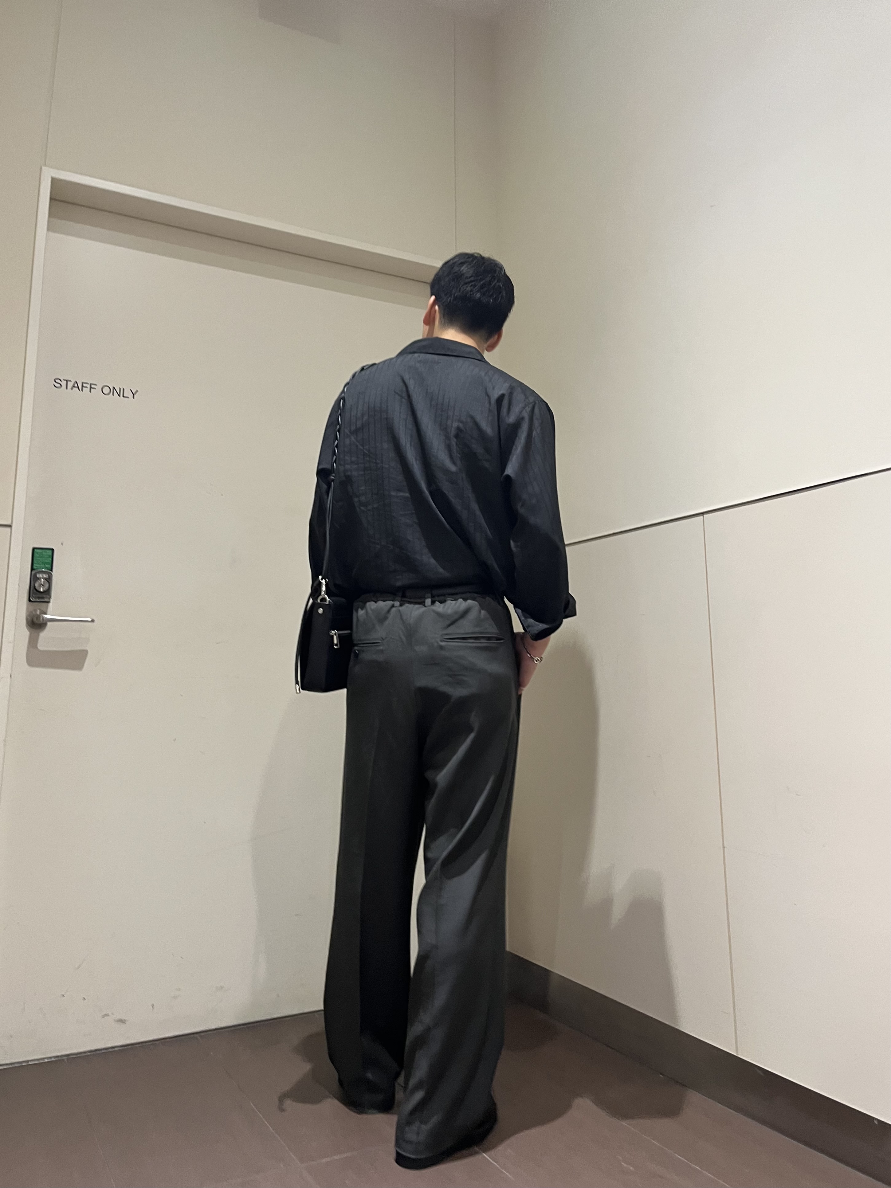 RITSUKIさんの「tk.TAKEO KIKUCHI｜【接触冷感/UVカット】ドビーストライプシャツ」を使ったコーディネート