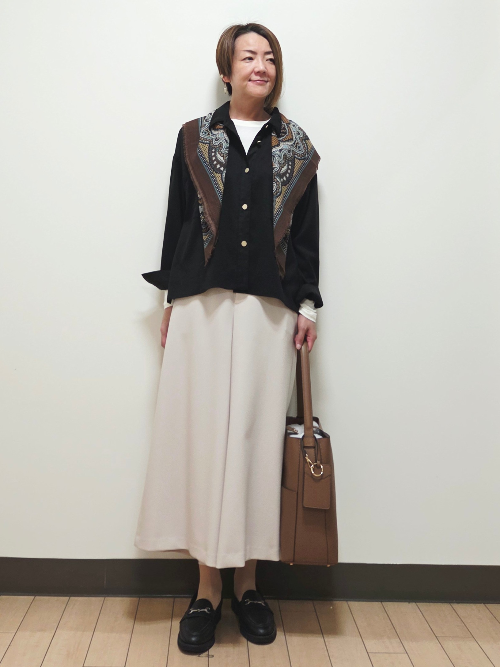 yuuさんの「Reflect｜【羽織◎】スエード調シャツ」を使ったコーディネート