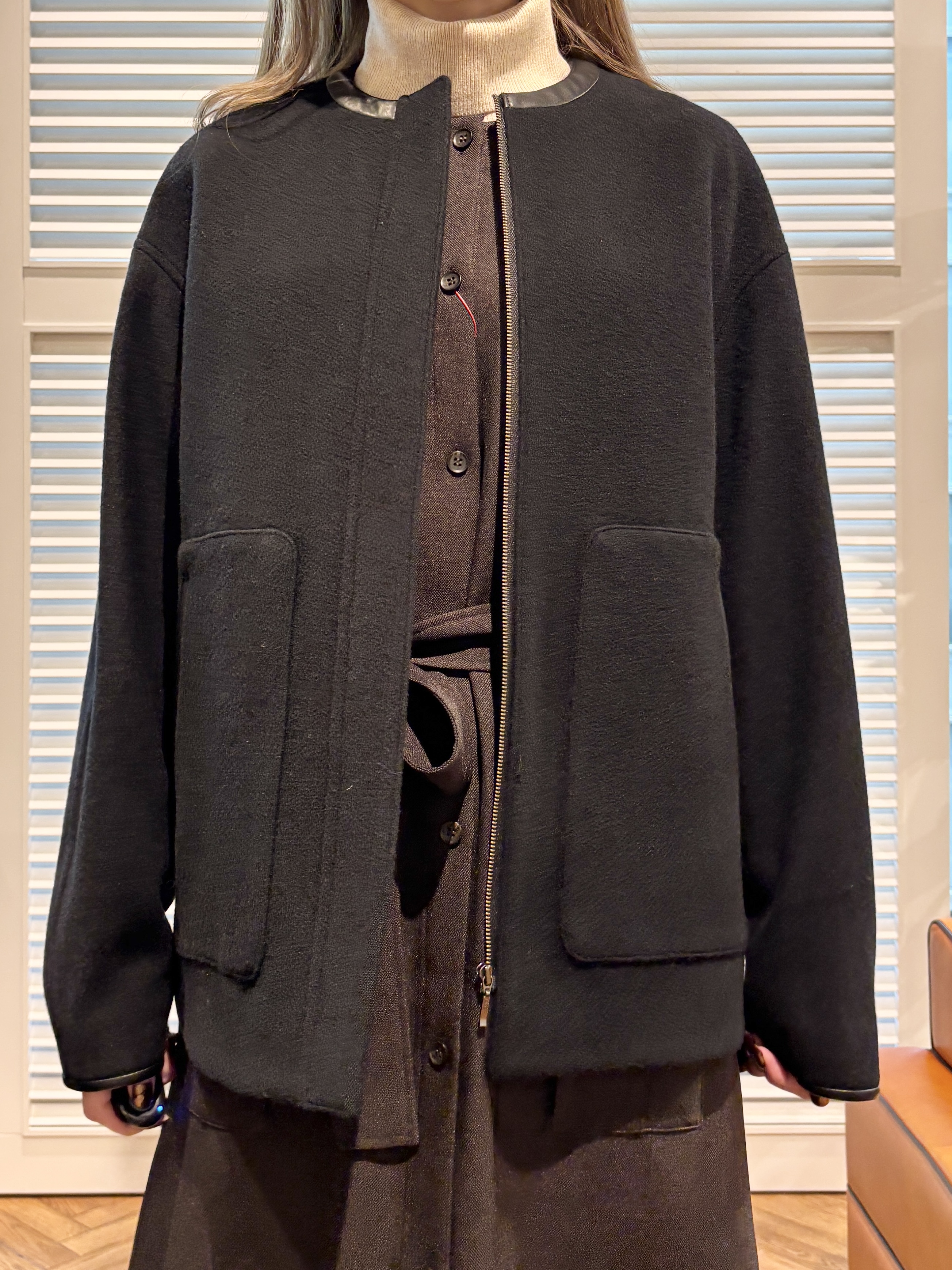 清水夏姫さんの「DRESSTERIOR｜【ウォッシャブル】ツイードライクワンピース」を使ったコーディネート