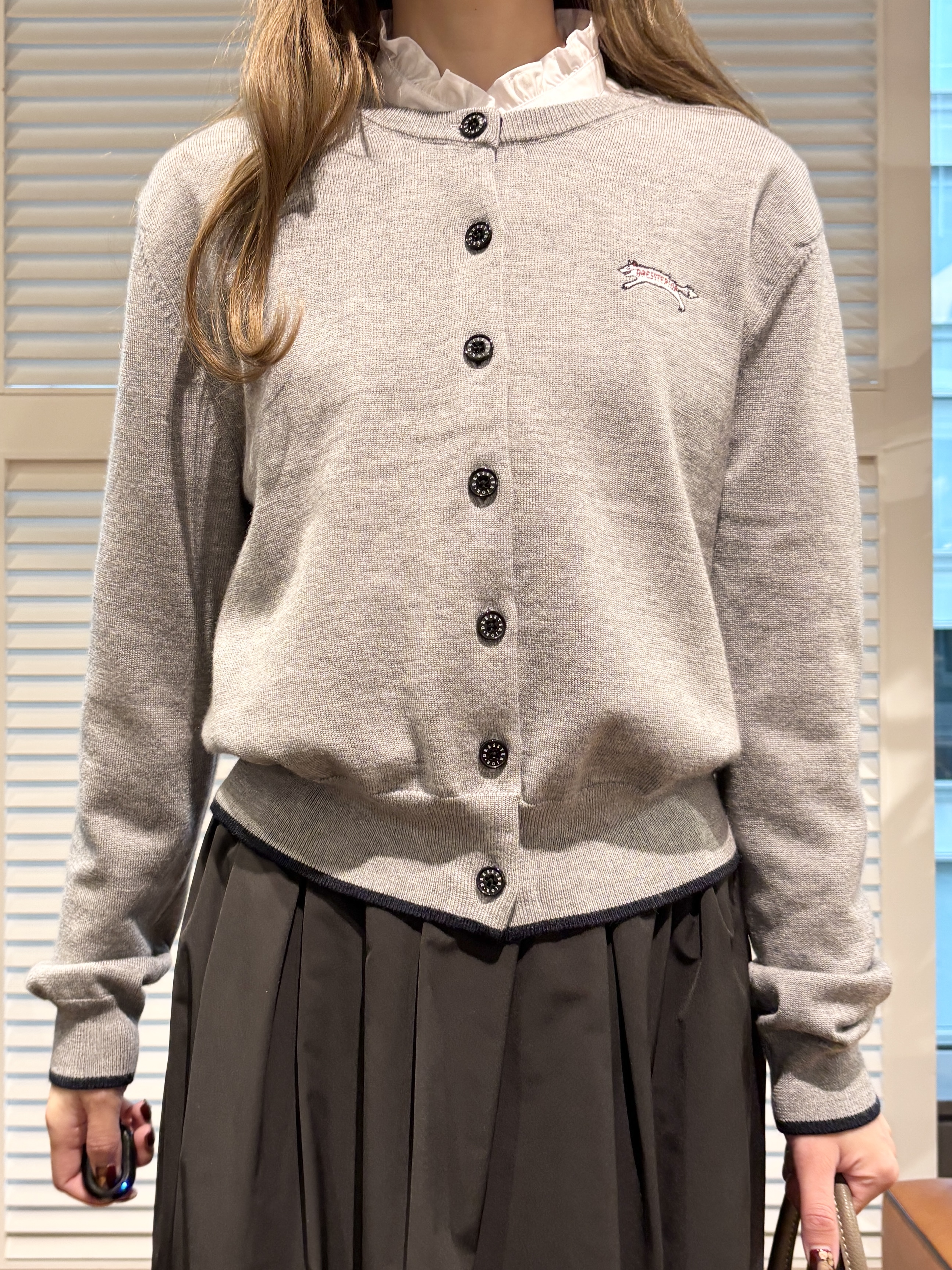 清水夏姫さんの「DRESSTERIOR｜オーバーラップサークルシュシュ」を使ったコーディネート