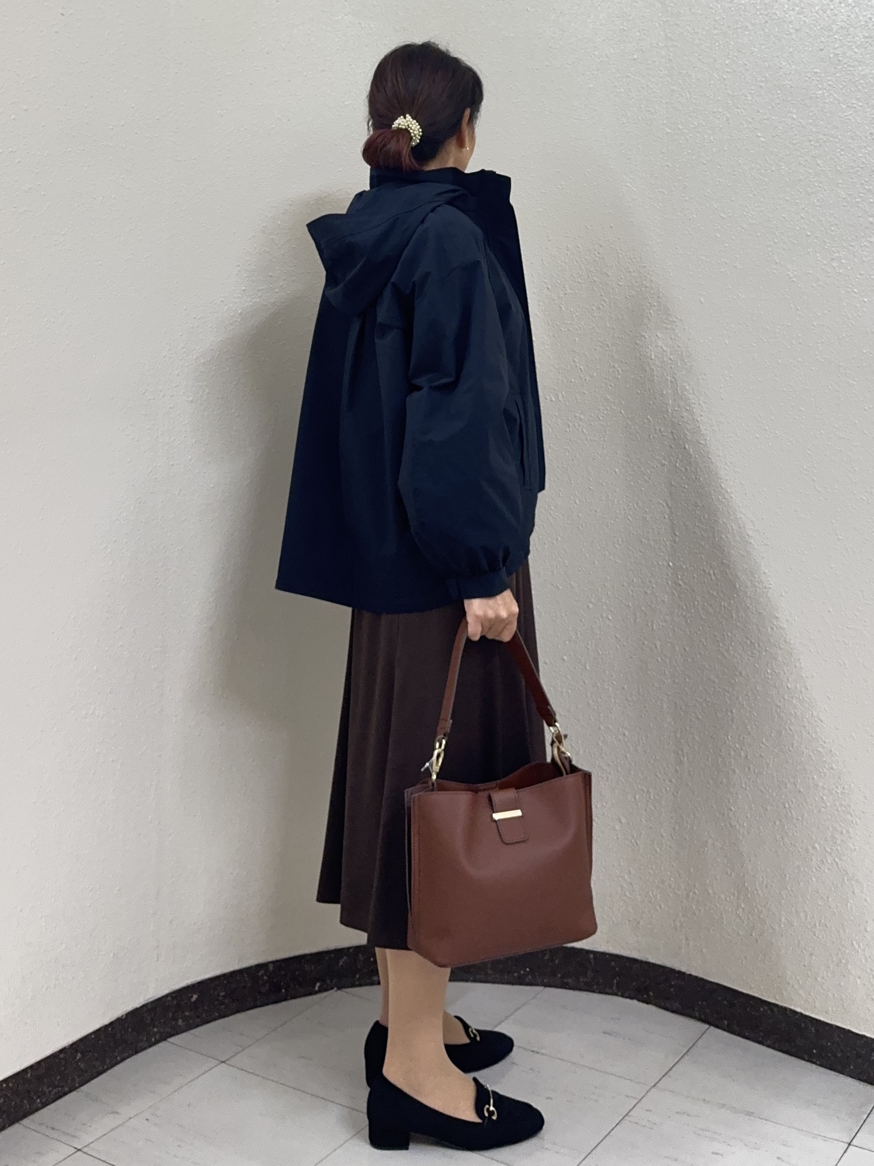 ⭐︎Eimi⭐︎さんの「Reflect｜【SS-4Lサイズ／セットアップ】幾何柄プリント ボウタイデザインブラウス」を使ったコーディネート
