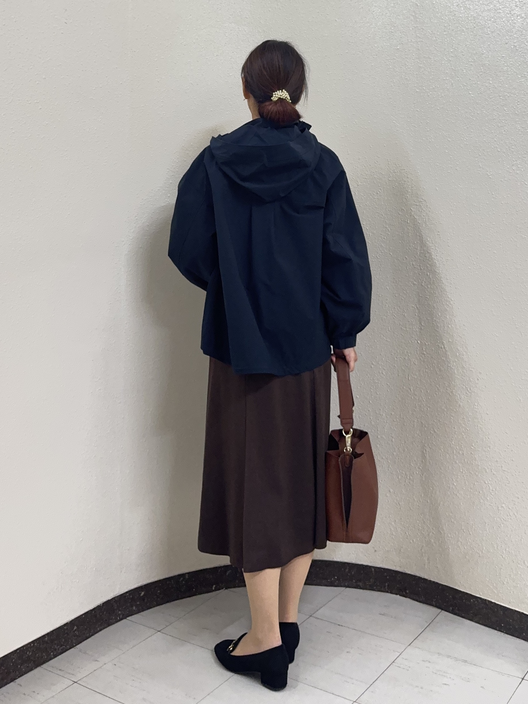 ⭐︎Eimi⭐︎さんの「Reflect｜【SS-4Lサイズ／セットアップ】幾何柄プリント ボウタイデザインブラウス」を使ったコーディネート