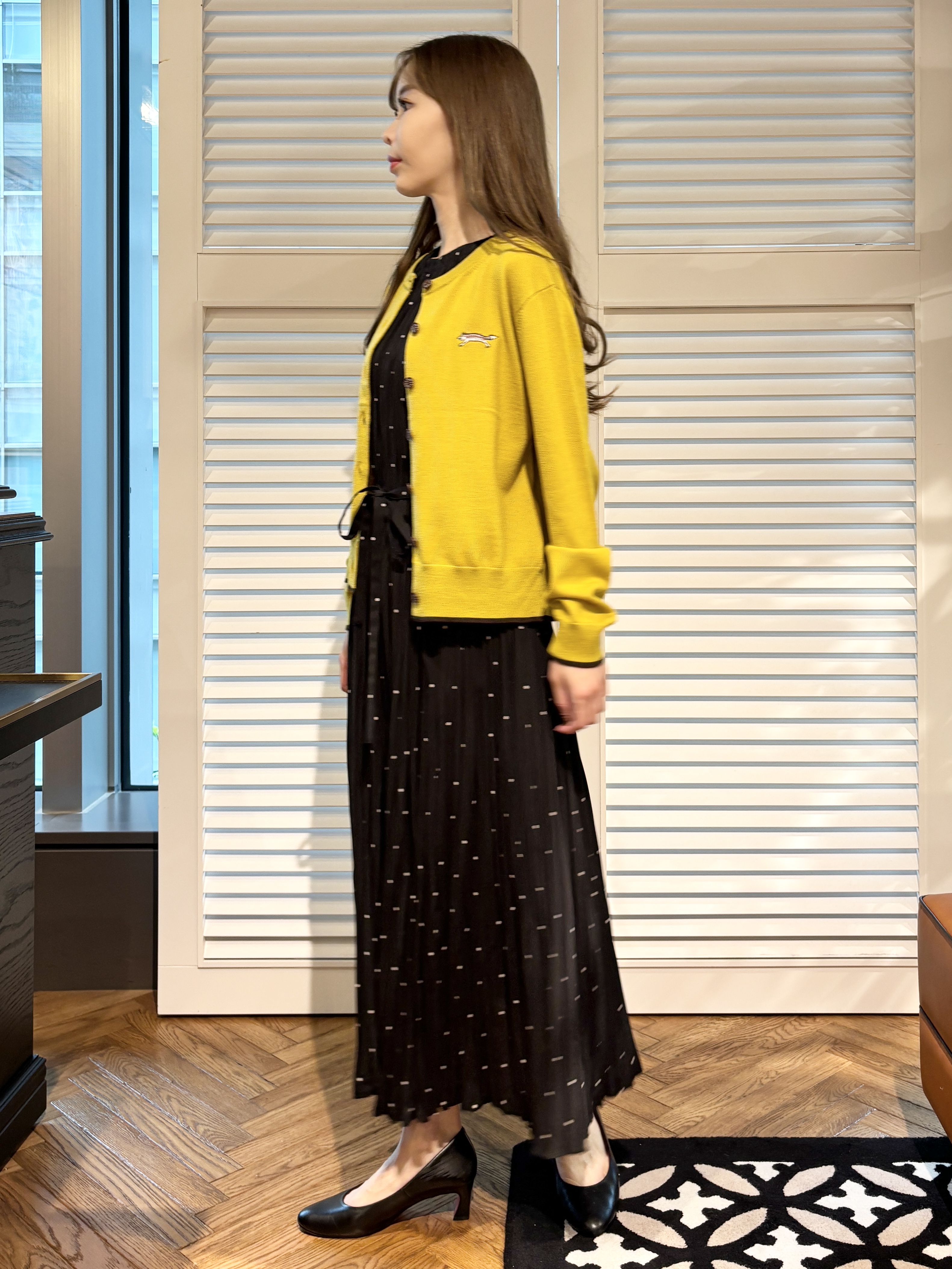 清水夏姫さんの「DRESSTERIOR｜【otonaMUSE5月号掲載】アーチフィットレザーパンプス」を使ったコーディネート