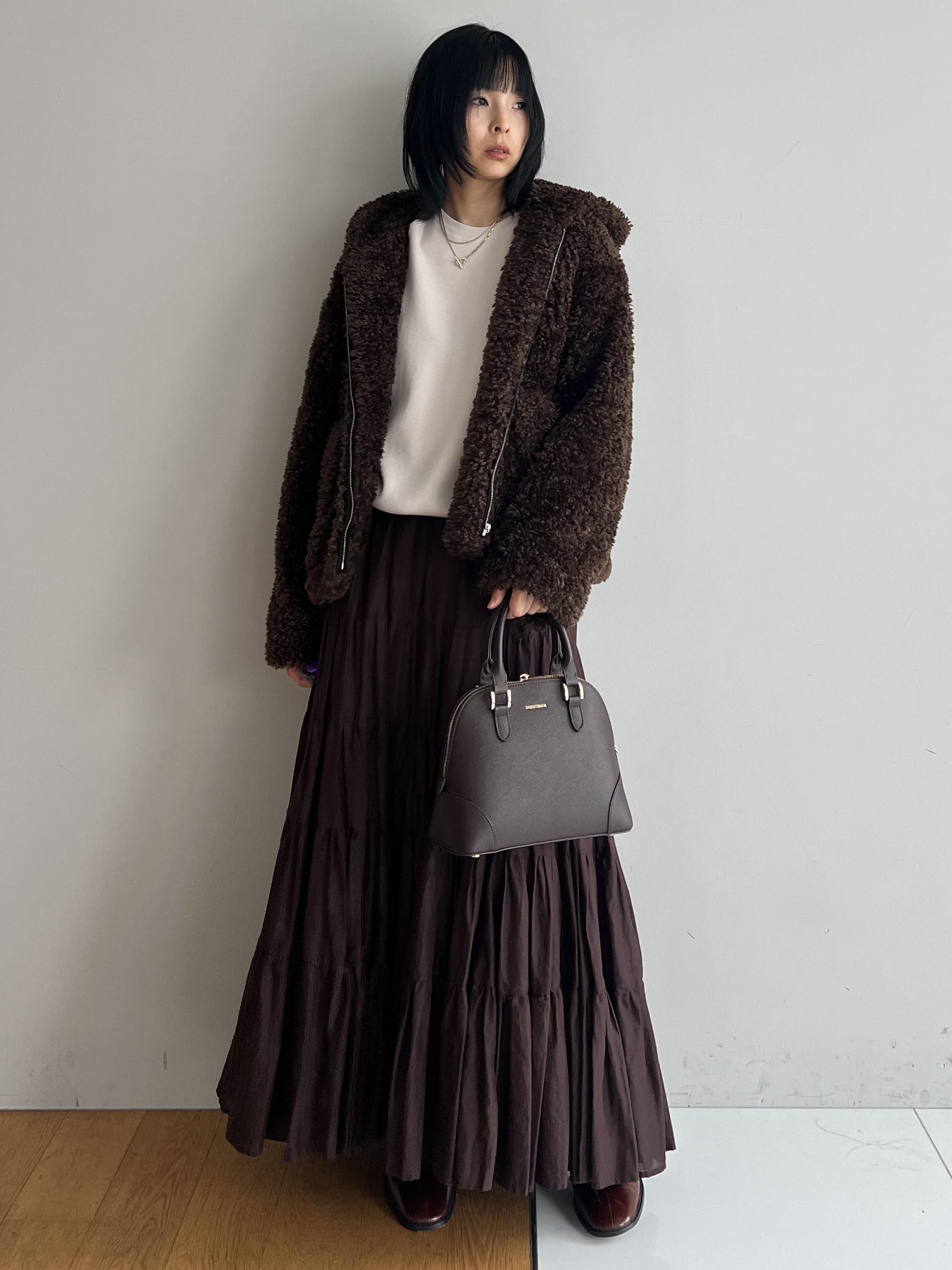 misaさんの「DRESSTERIOR｜【6色展開/マシンウォッシャブル】コットンカシミヤニット」を使ったコーディネート