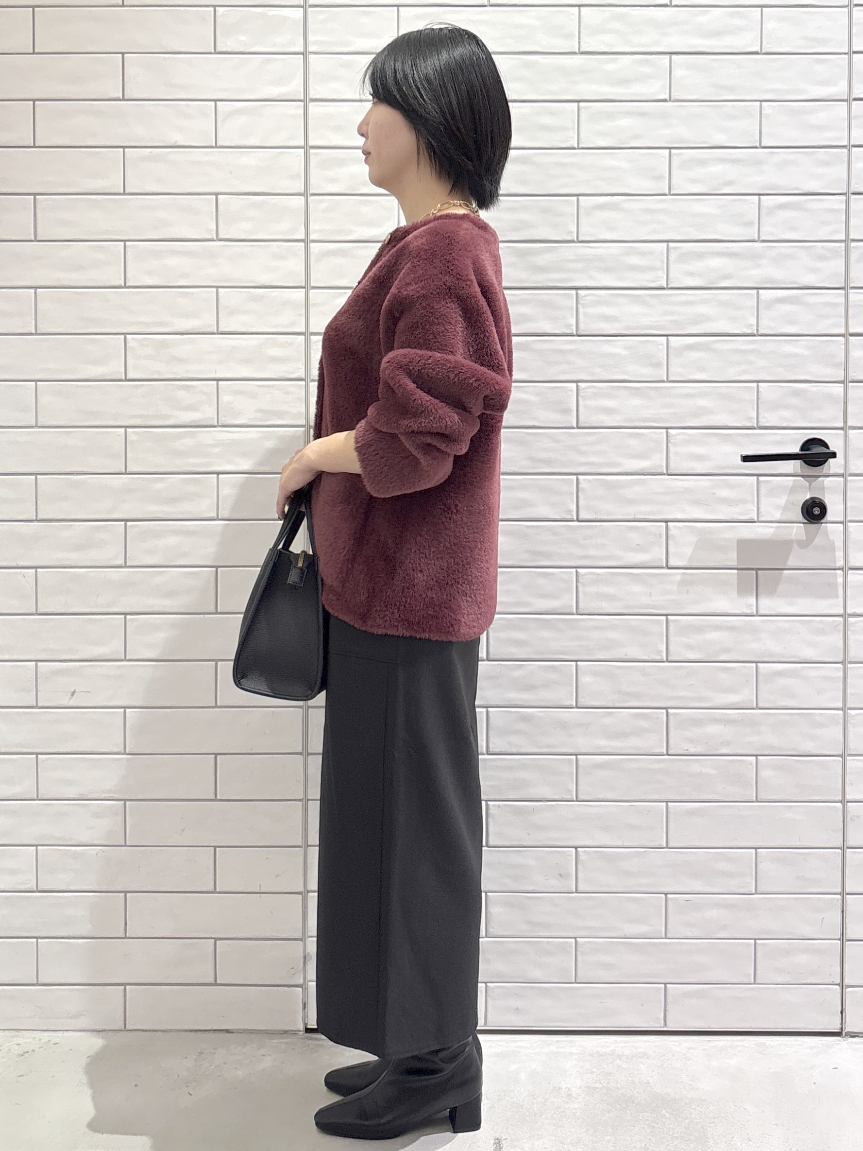 ayumiさんの「OPAQUE.CLIP｜ダブルフェイスニットカーディガン」を使ったコーディネート