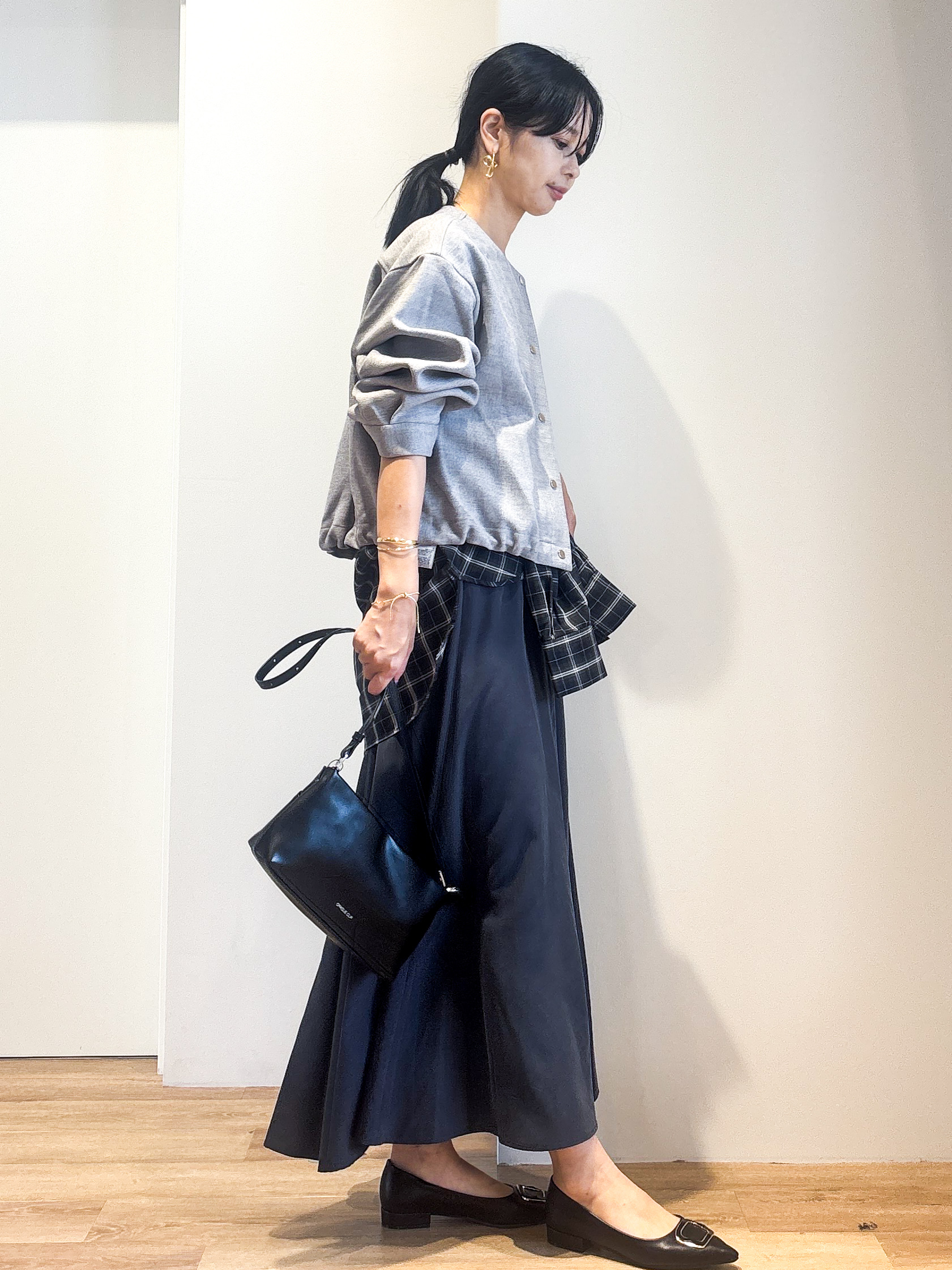 あいさんの「OPAQUE.CLIP｜チェック柄シャツ【洗濯機OK】」を使ったコーディネート