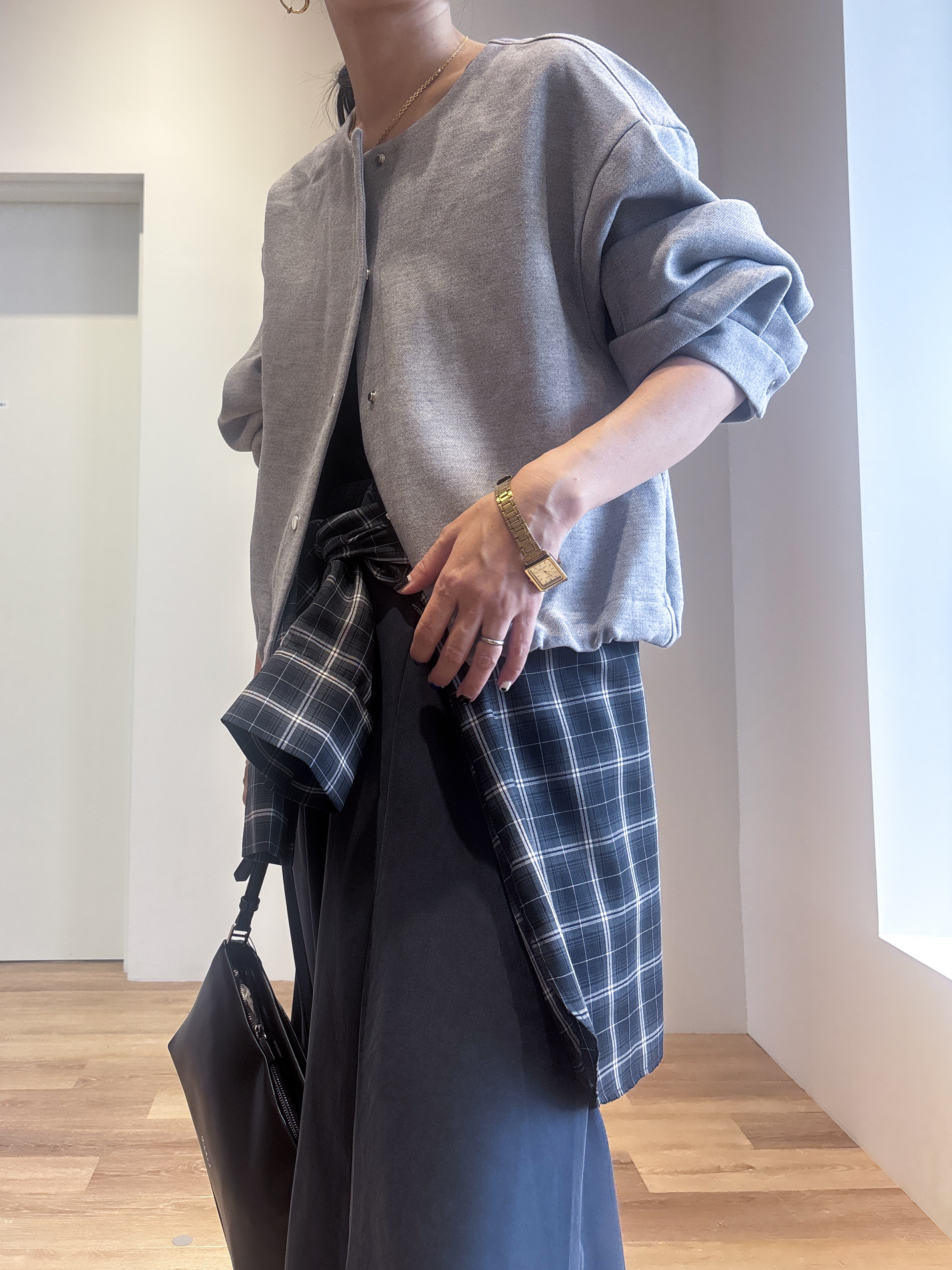 あいさんの「OPAQUE.CLIP｜チェック柄シャツ【洗濯機OK】」を使ったコーディネート