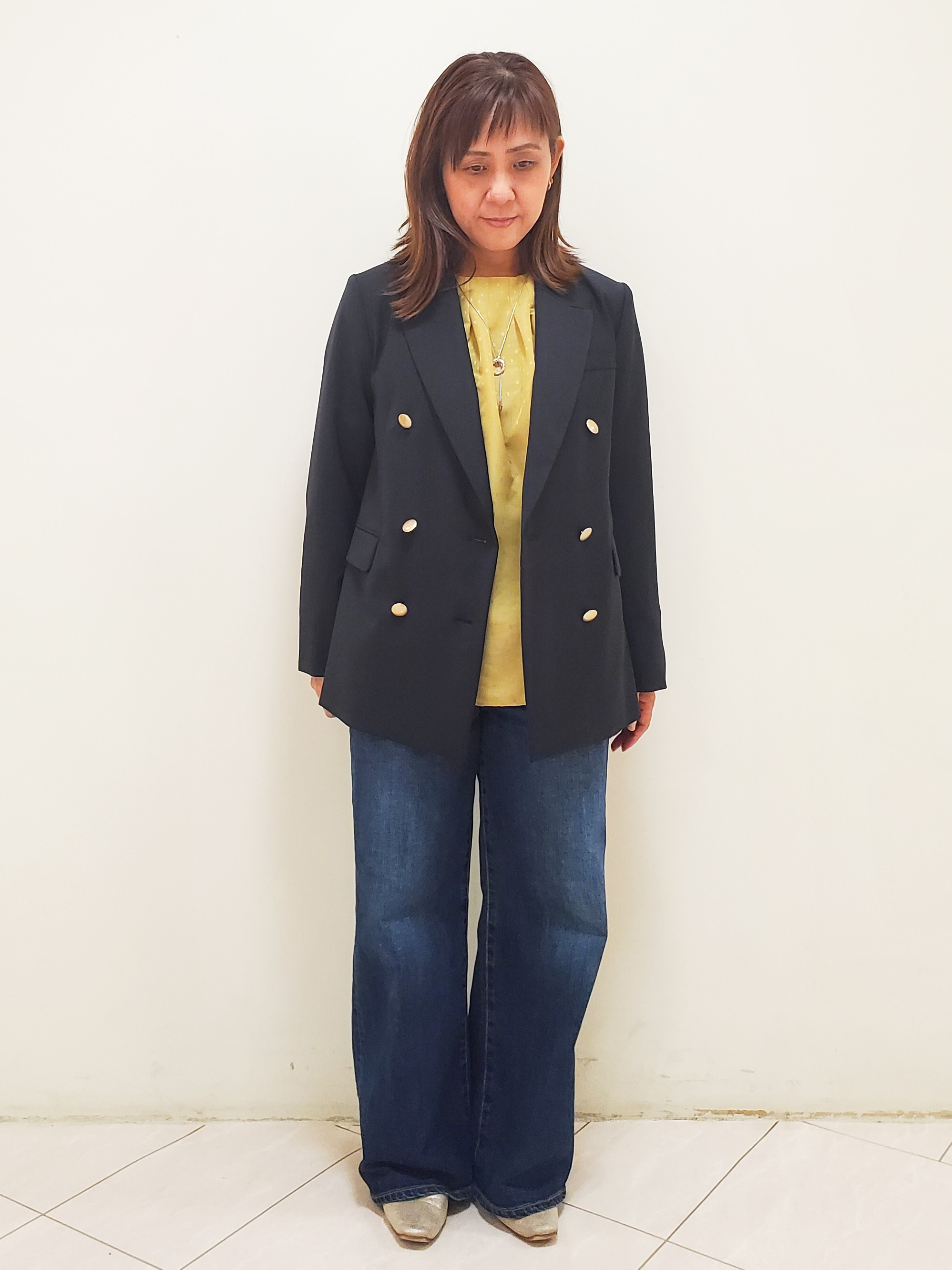 Shiosioさんの「Reflect｜【通勤】ダブルブレストジャケット」を使ったコーディネート