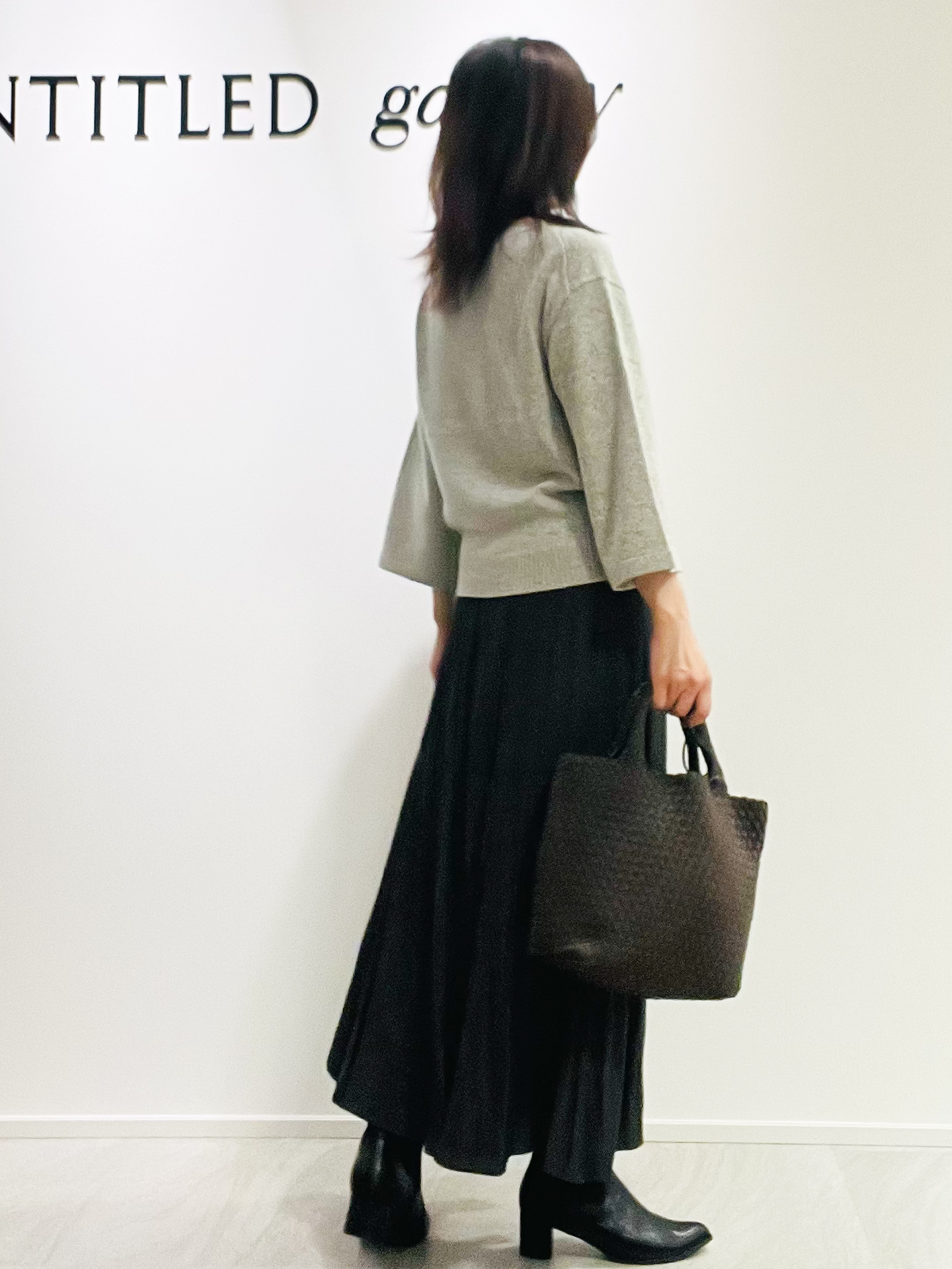 めいさんの「UNTITLED｜【アンサンブル可/手洗い可】杢調プルオーバーニット」を使ったコーディネート