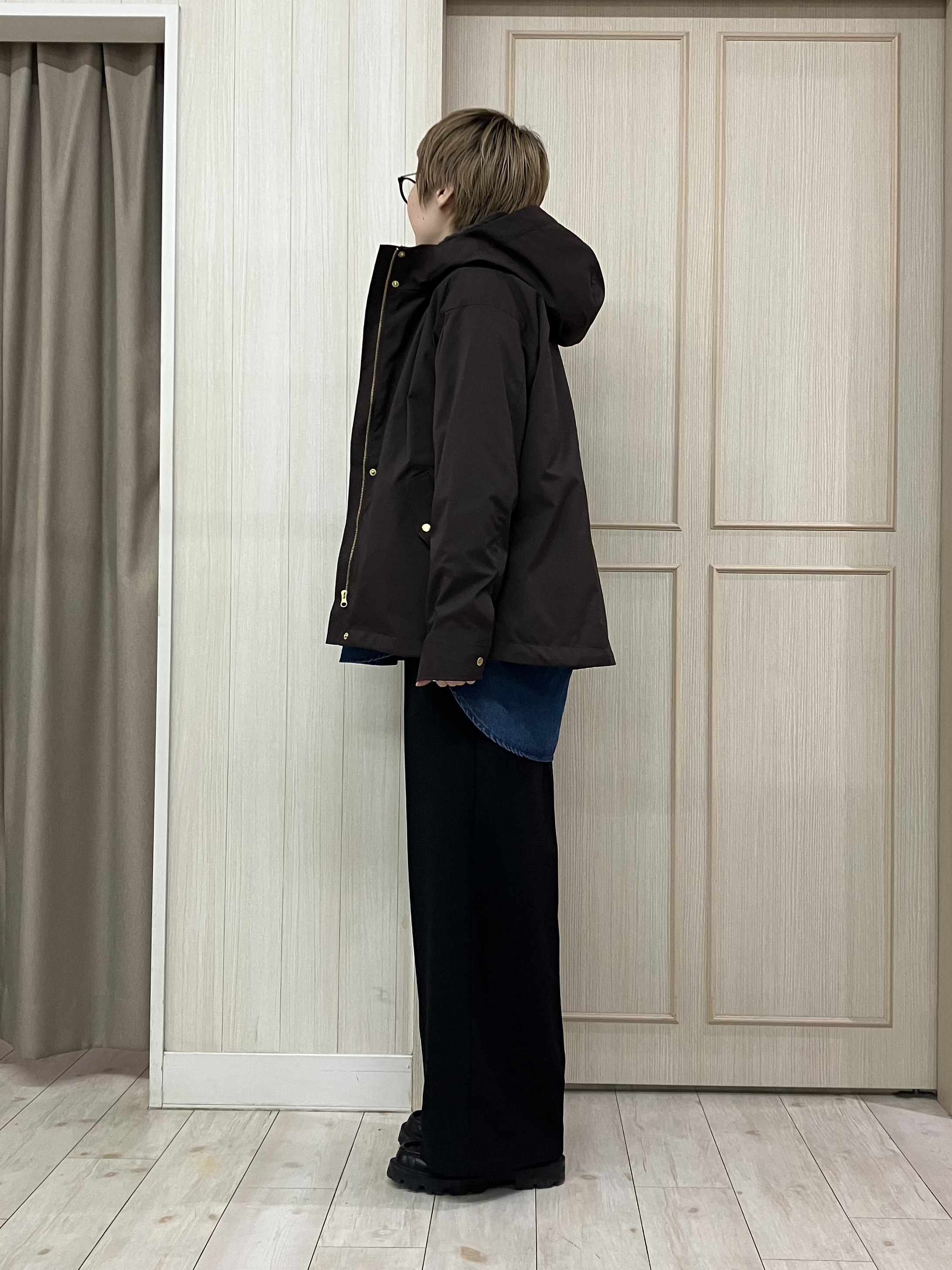Turnerさんの「SHOO･LA･RUE｜【洗濯機可/撥水/マルチWAY】ファーライナー付き 毎日欲張りマンパ」を使ったコーディネート