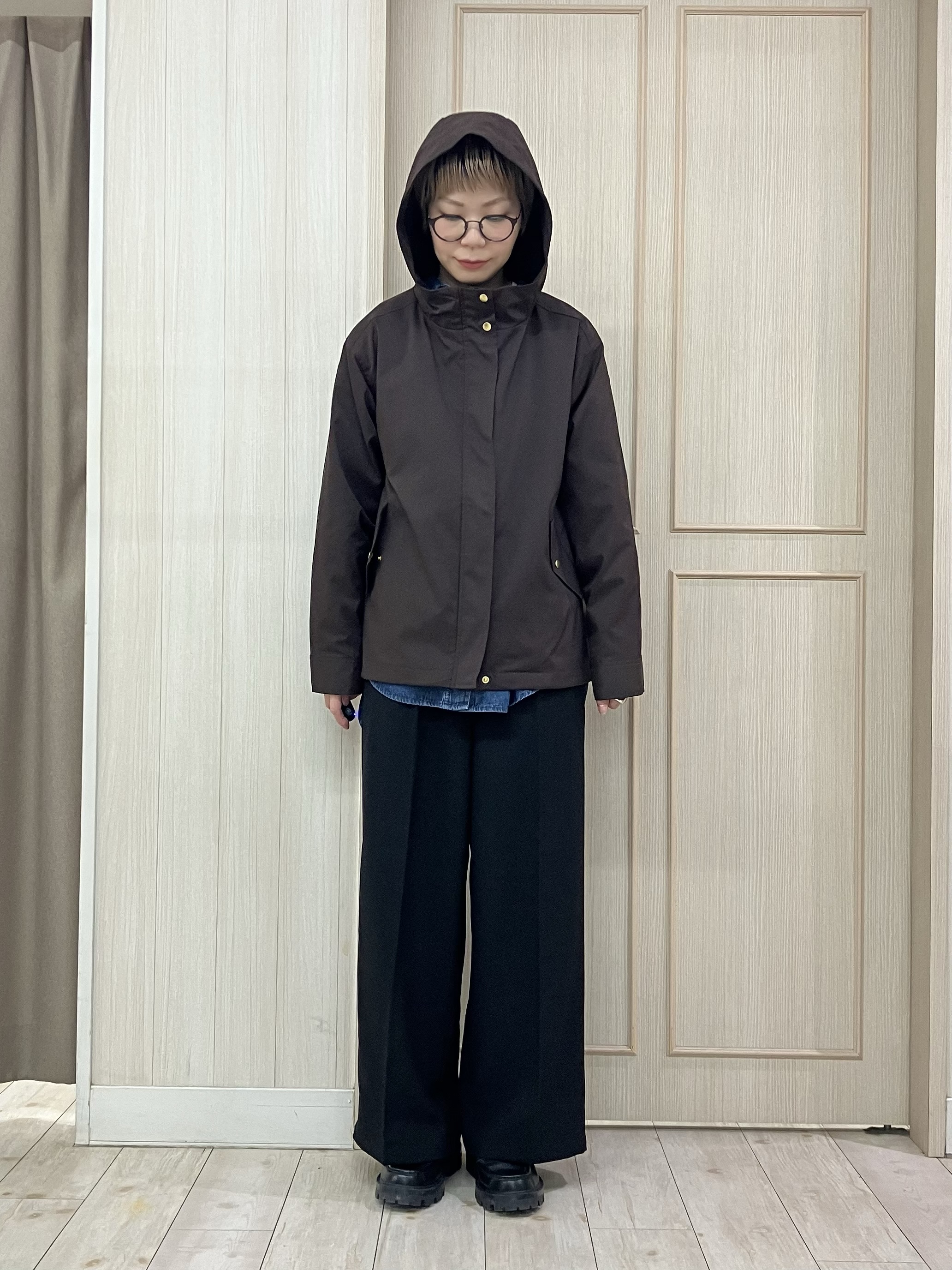 Turnerさんの「SHOO･LA･RUE｜【洗濯機可/撥水/マルチWAY】ファーライナー付き 毎日欲張りマンパ」を使ったコーディネート
