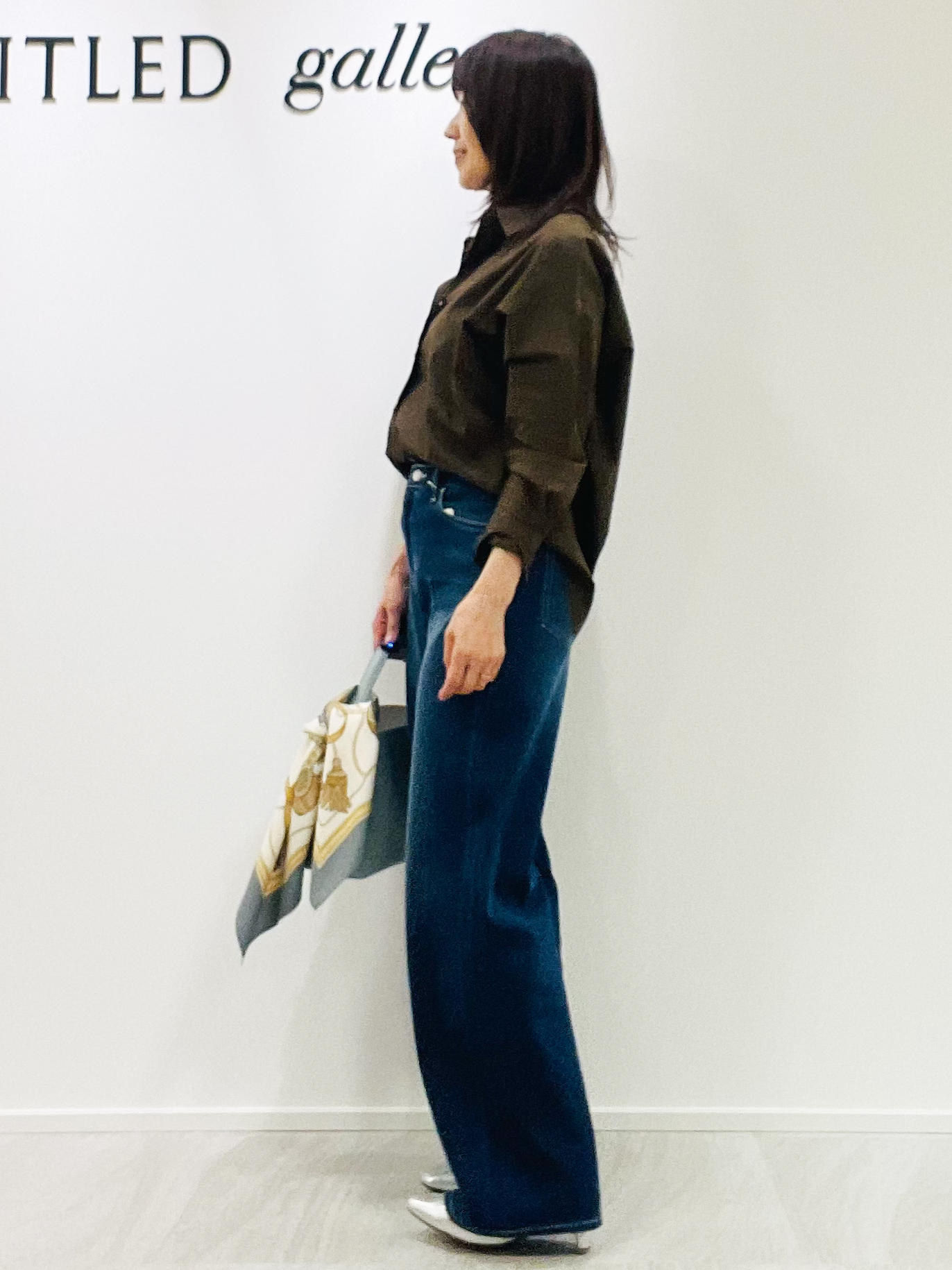 めいさんの「UNTITLED｜コットンドルマンシャツ」を使ったコーディネート