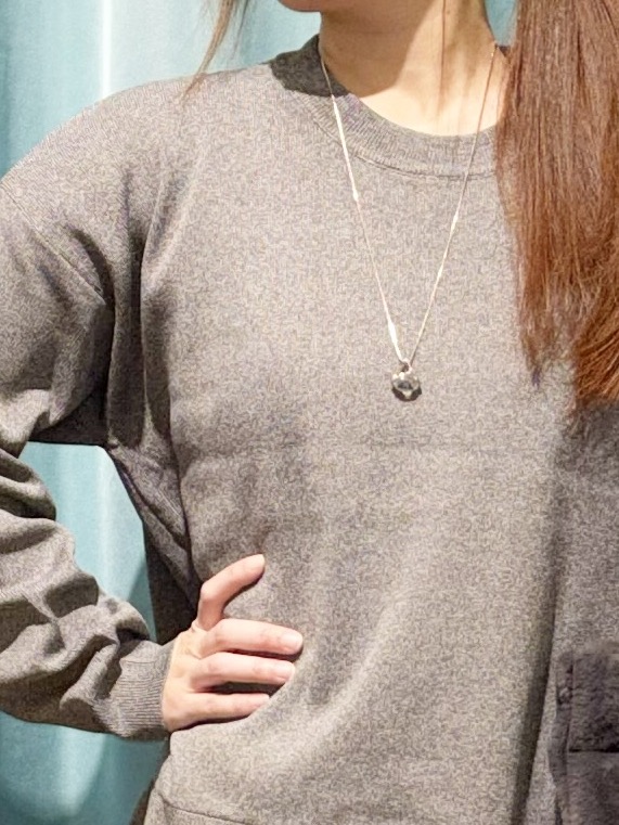 tukiさんの「SHOO･LA･RUE｜【S-LL】着るだけできまる シャツレイヤード風 スポンディッシュニット」を使ったコーディネート