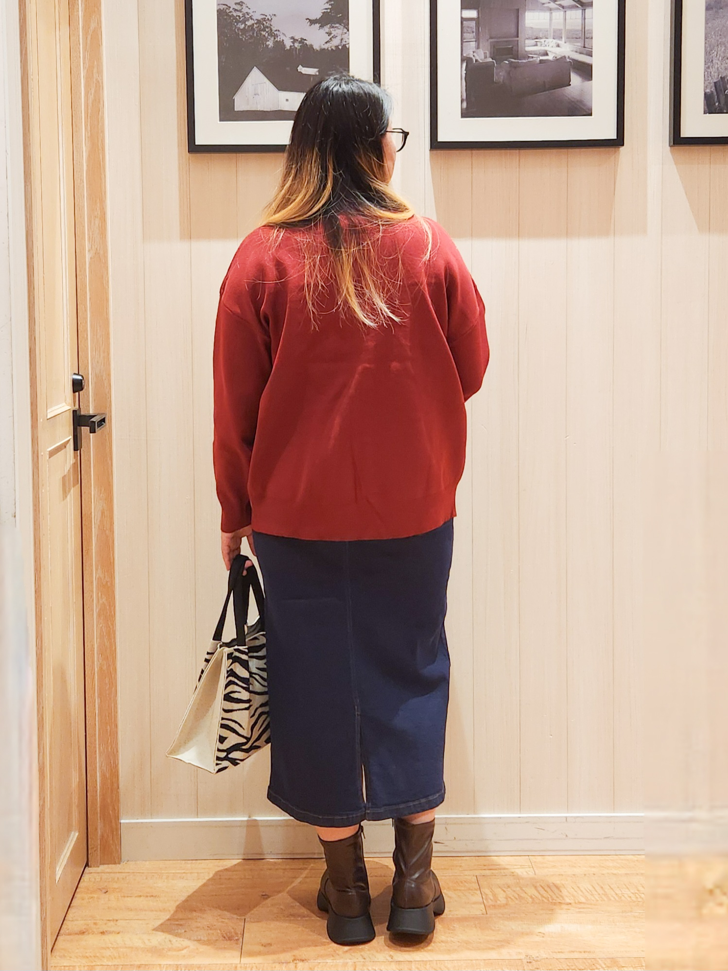 れーやんさんの「SHOO･LA･RUE｜【セットアップ可/洗濯機可】軽やかに羽織れる スポンディッシュ ニットカーディガン」を使ったコーディネート